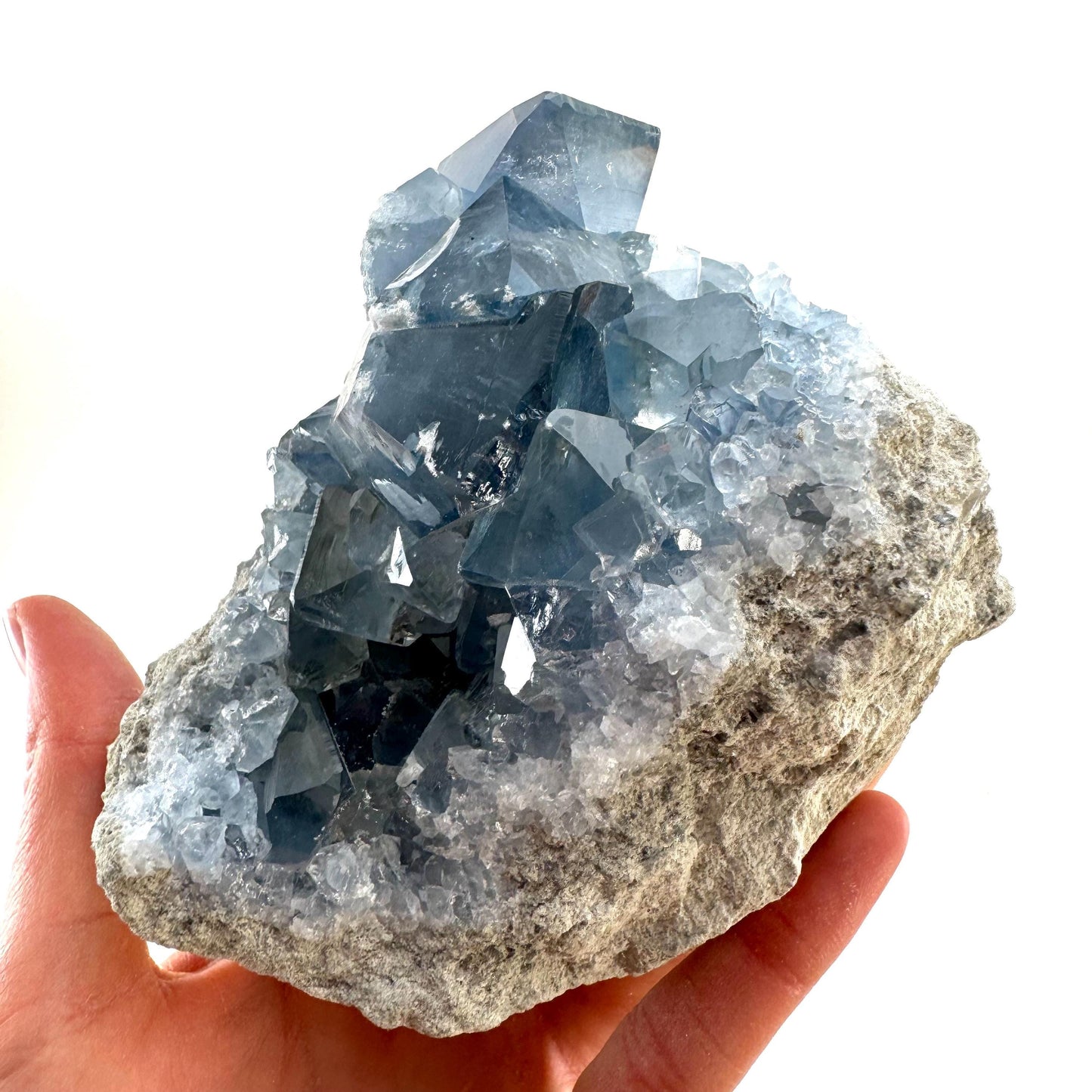 Celestite cluster, raw celestite, celestite geode, celestite crystal, natural celestite, crystal cluster