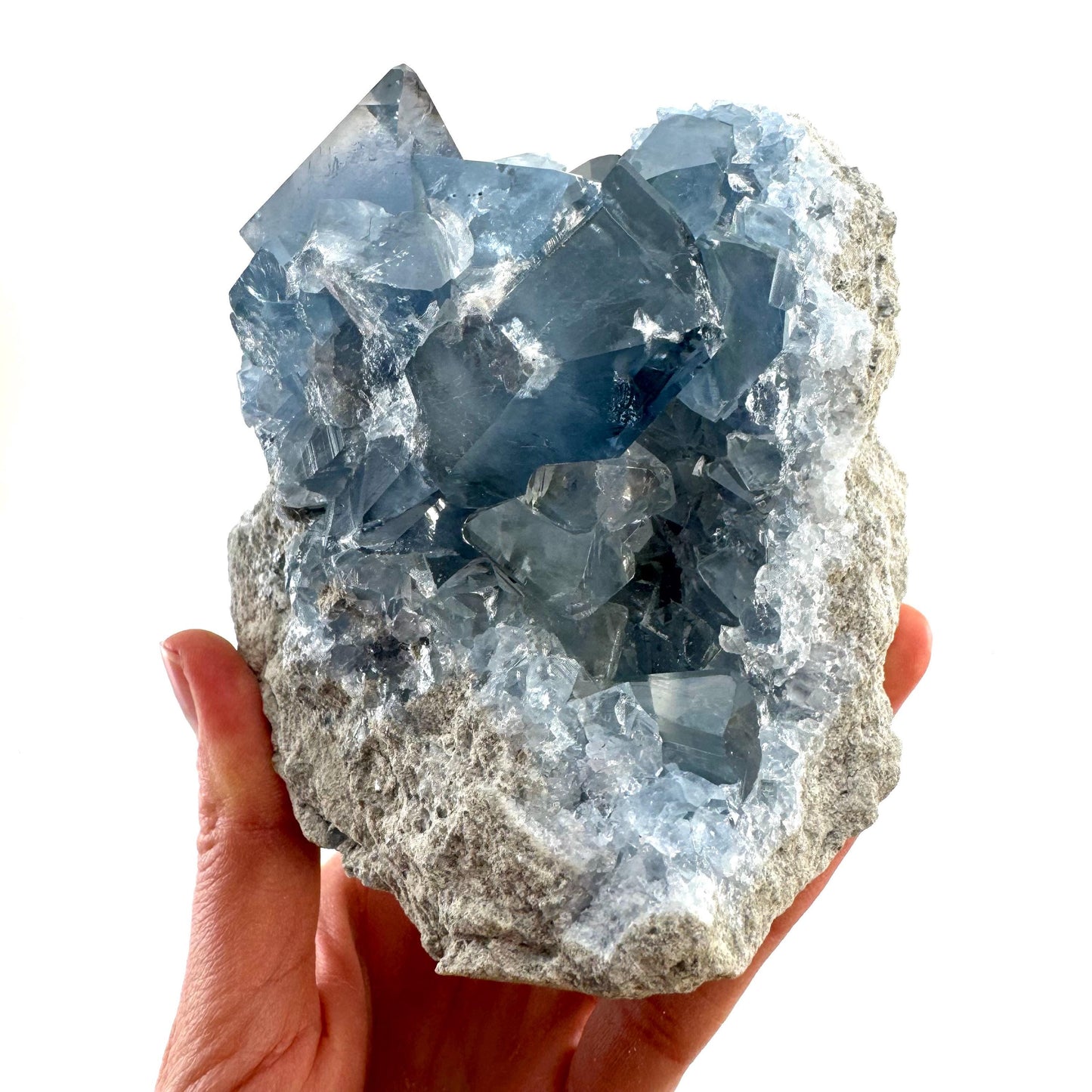 Celestite cluster, raw celestite, celestite geode, celestite crystal, natural celestite, crystal cluster