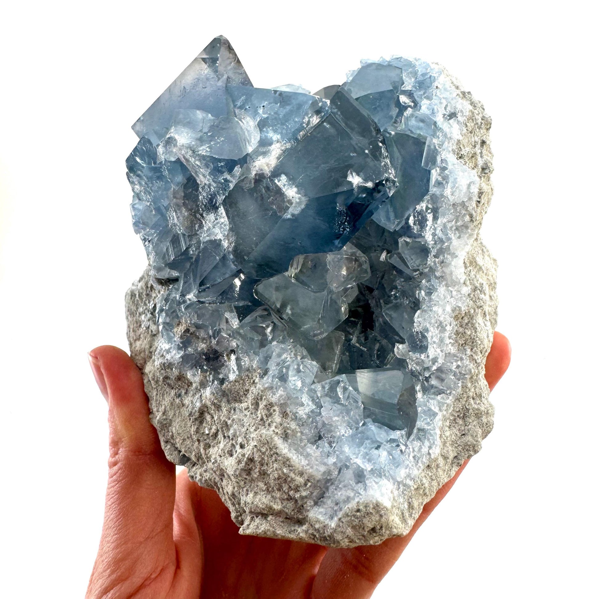 Celestite cluster, raw celestite, celestite geode, celestite crystal, natural celestite, crystal cluster