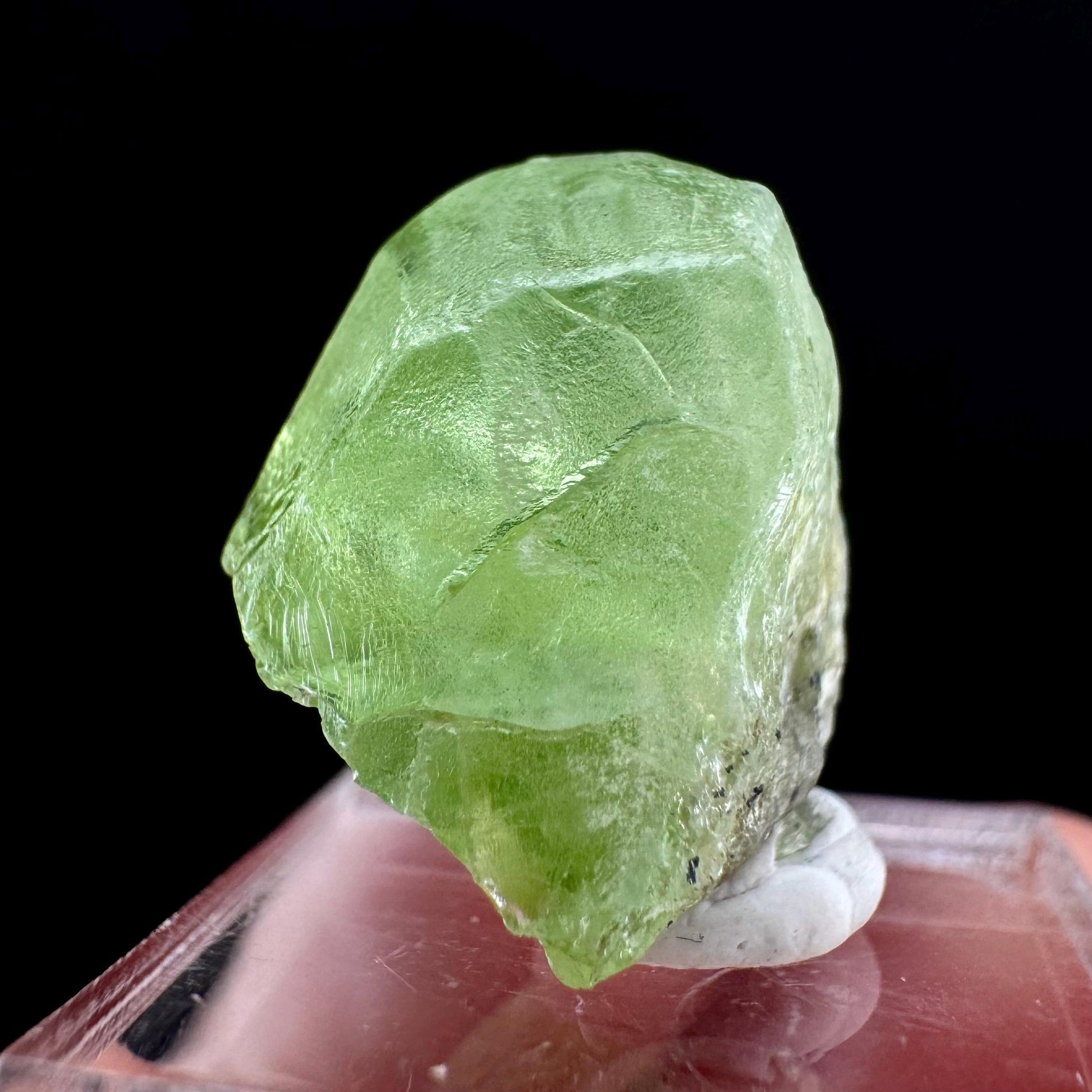 Naturally terminated peridot crystal (Pakistan) | raw peridot, natural peridot, peridot crystal, peridot point