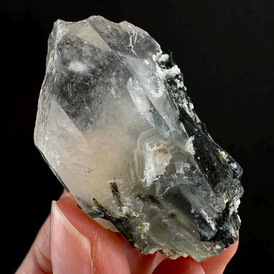 Yellow Bone Quartz & Epidote (Pakistan) | bone quartz, epidote quartz, green epidote, mango quartz