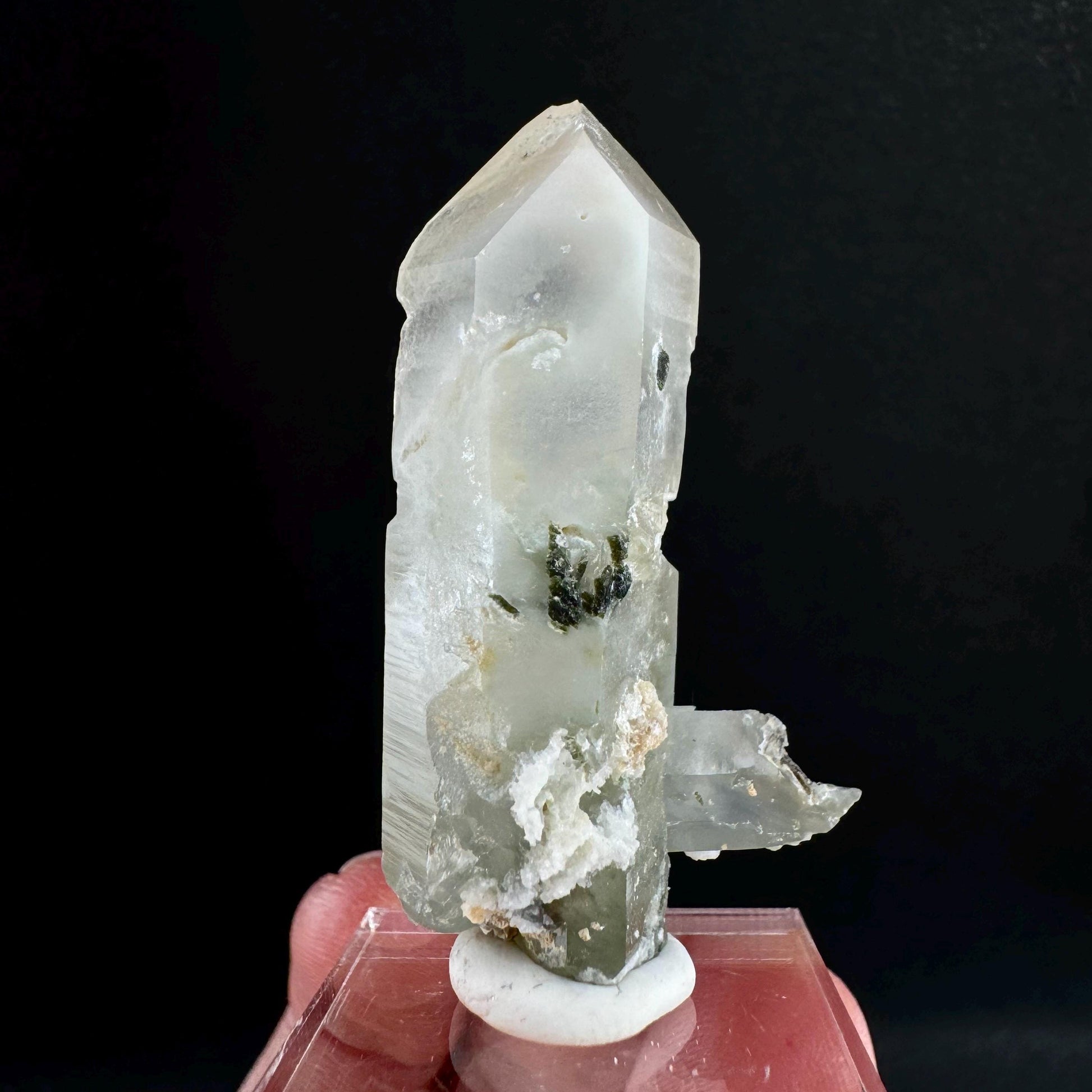 Yellow Bone Quartz & Epidote (Pakistan) | bone quartz, epidote quartz, green epidote, mango quartz