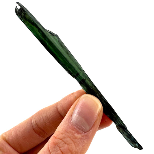 Vivianite Crystal (Brazil) | raw vivianite, natural vivianite, green vivianite, mineral specimen, crystals, vivianite blade