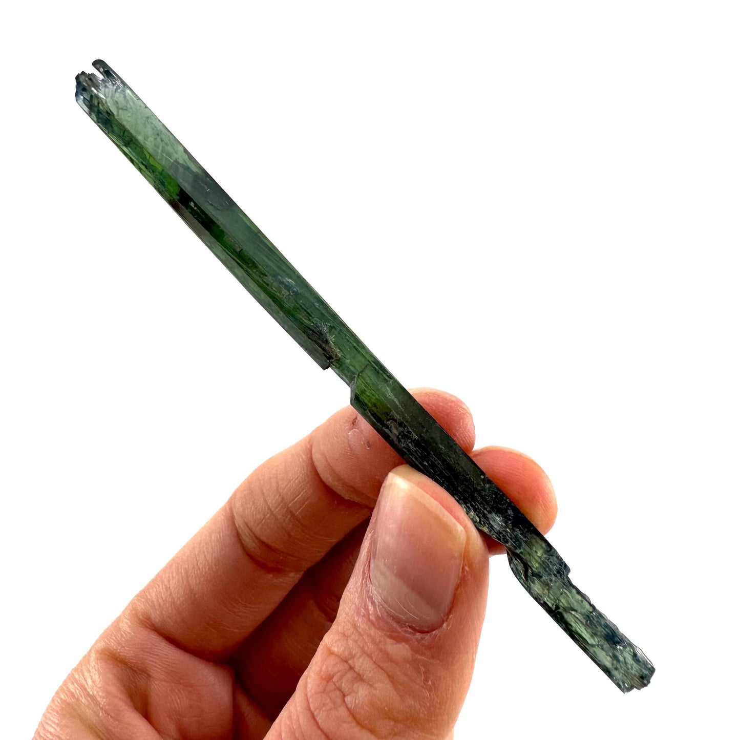 Vivianite Crystal (Brazil) | raw vivianite, natural vivianite, green vivianite, mineral specimen, crystals, vivianite blade