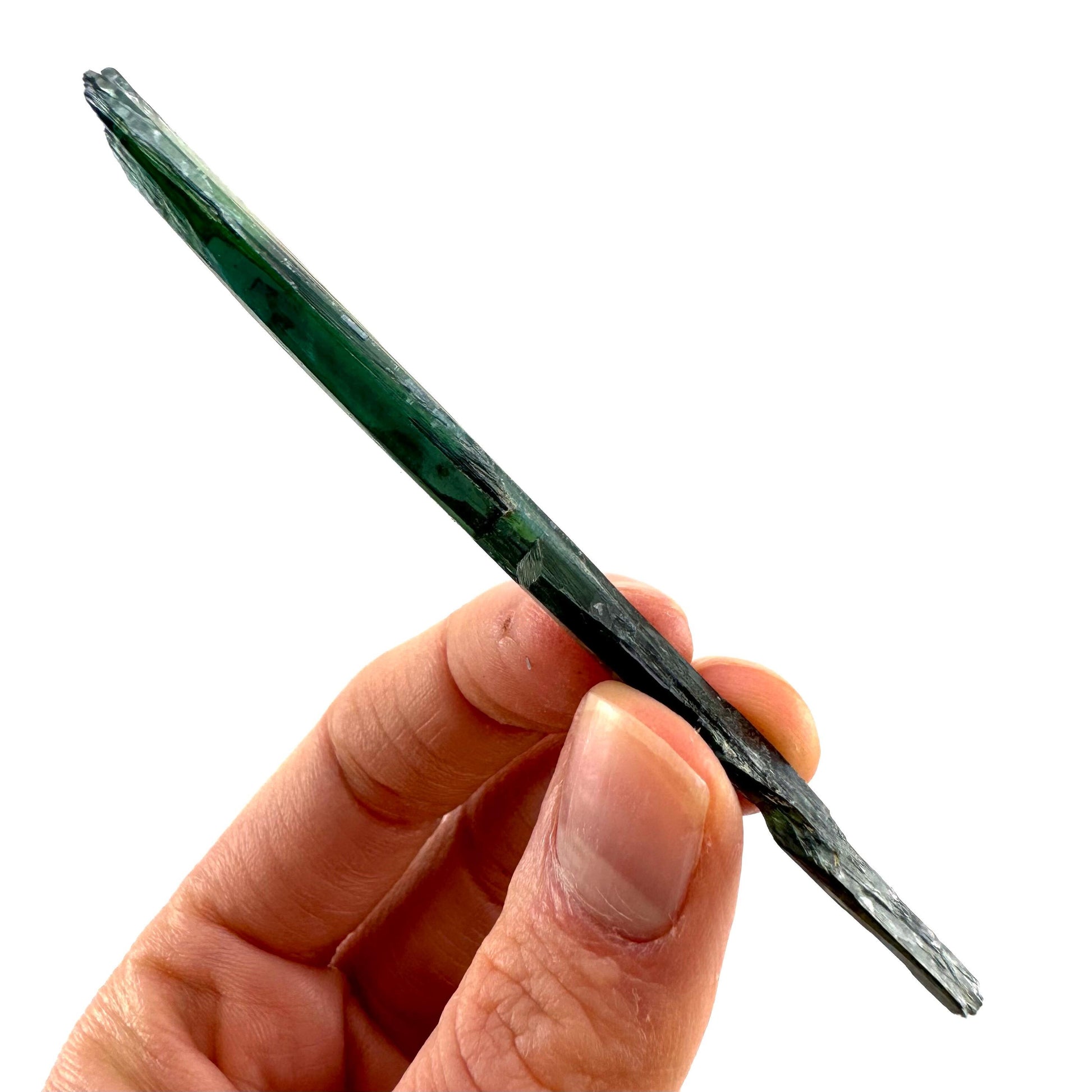 Vivianite Crystal (Brazil) | raw vivianite, natural vivianite, green vivianite, mineral specimen, crystals, vivianite blade