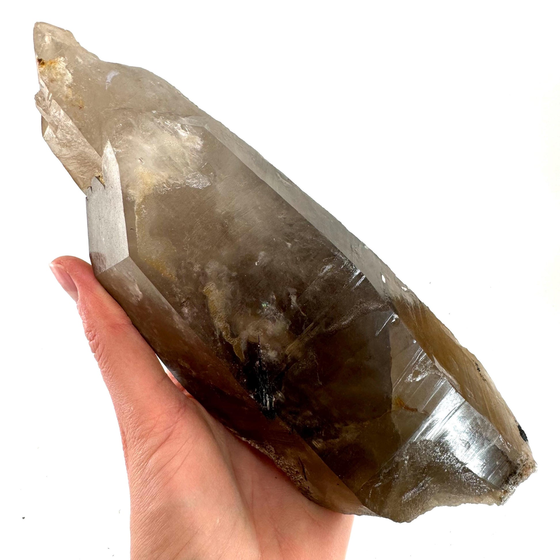 Smoky Quartz (Namibia) | smoky quartz crystal, smoky quartz point, window quartz, quartz crystal, crystals