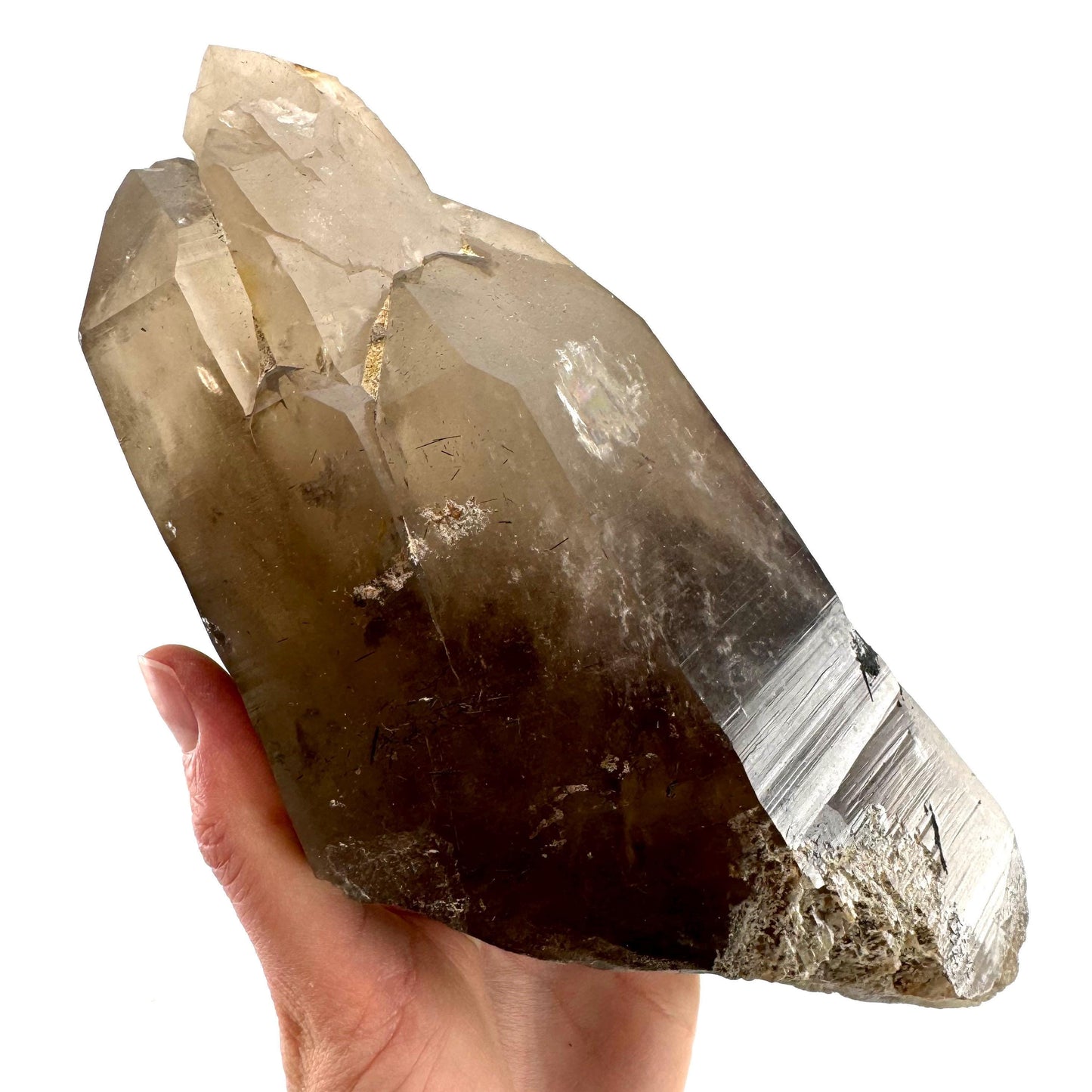 Smoky Quartz (Namibia) | smoky quartz crystal, smoky quartz point, window quartz, quartz crystal, crystals