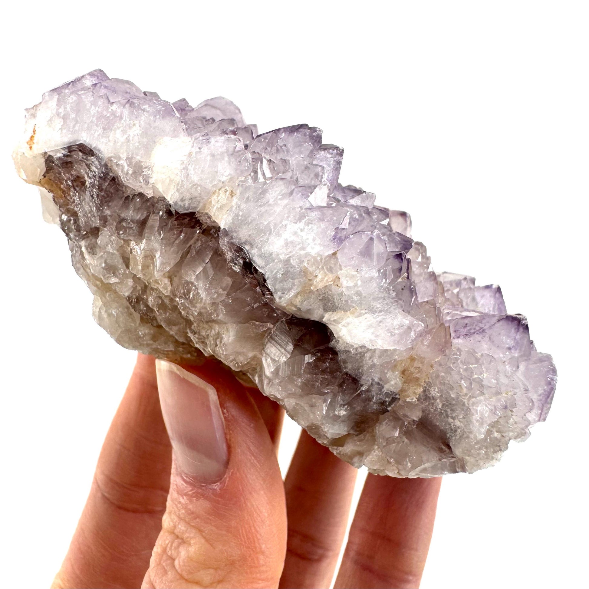 Spirit quartz crystal, spirit quartz cluster, spirit amethyst