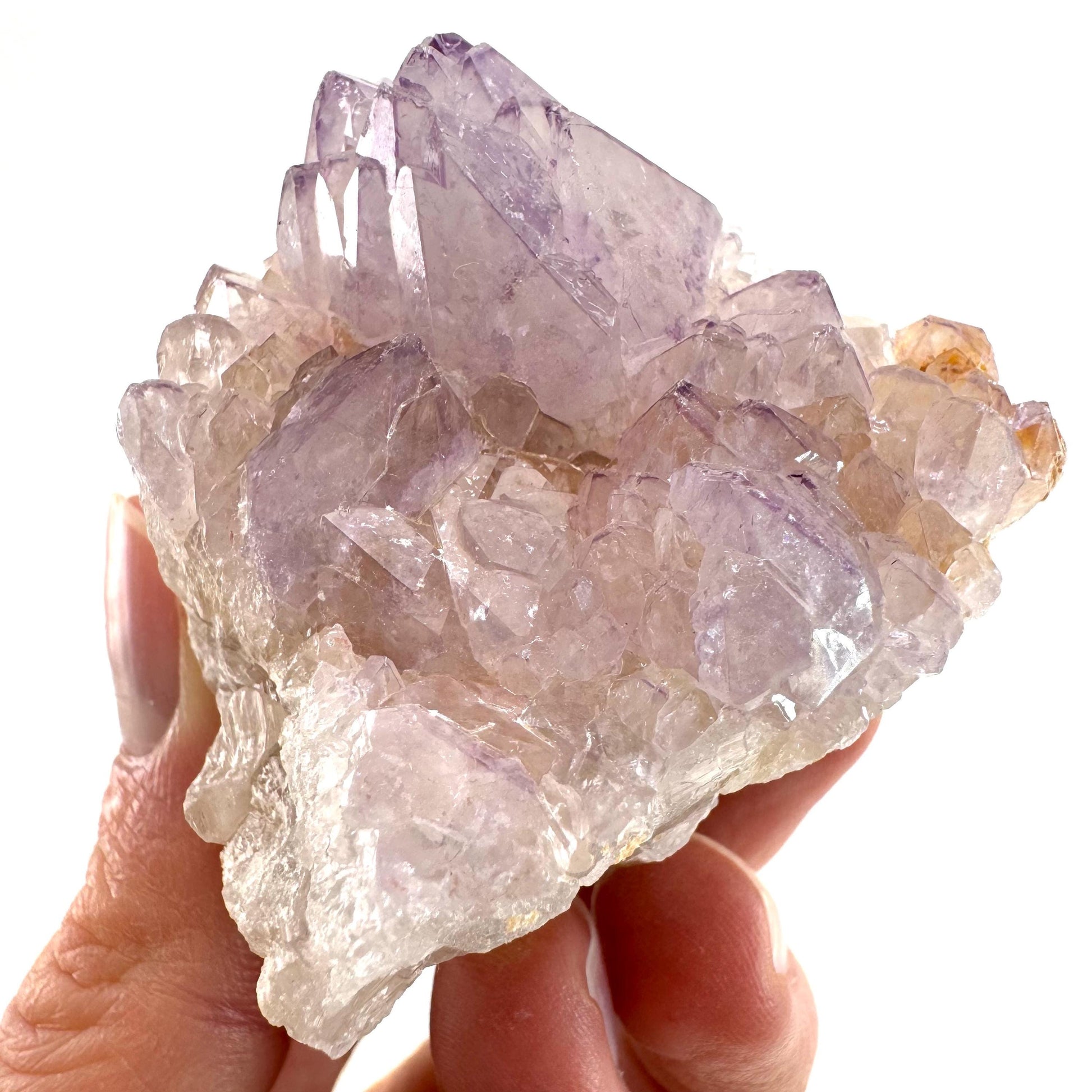 Spirit quartz crystal, spirit quartz cluster, spirit amethyst