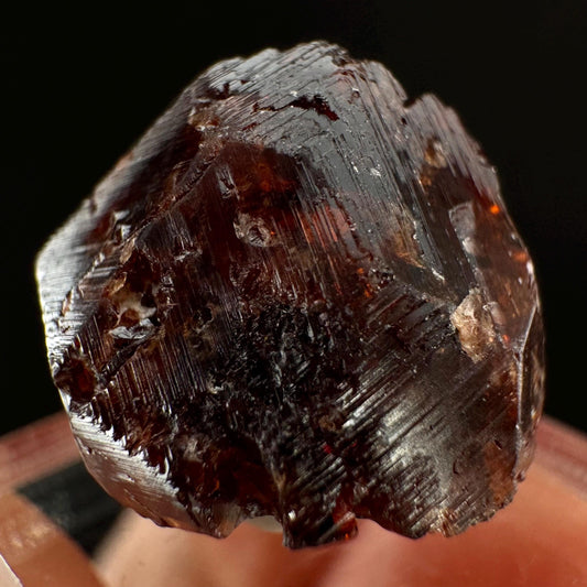 Etched Spessartine Garnet (Pakistan) | red garnet, raw crystals, rough red garnet, dark red garnet, garnet crystal