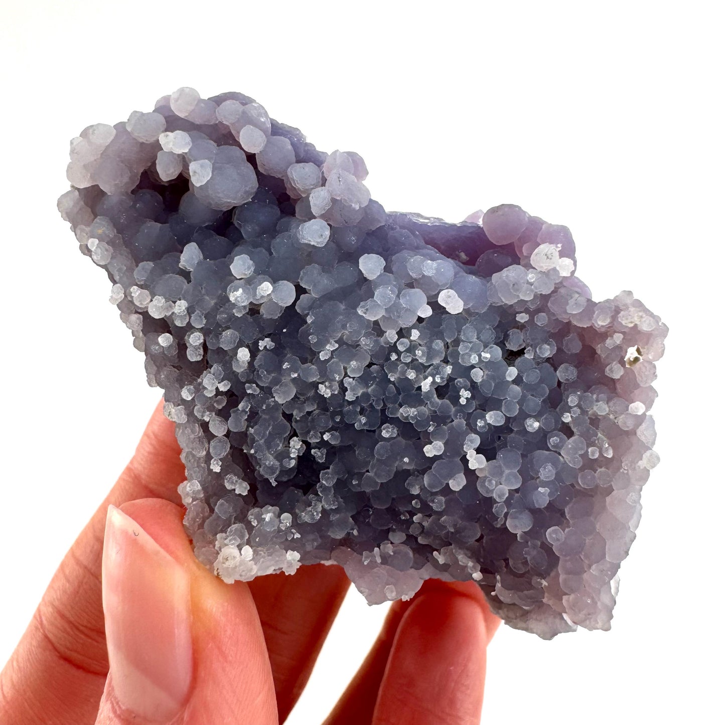 Grape Amethyst (Indonesia) | Grape Agate, purple grape agate, grape agate cluster, mineral specimen, crystals, gemstone
