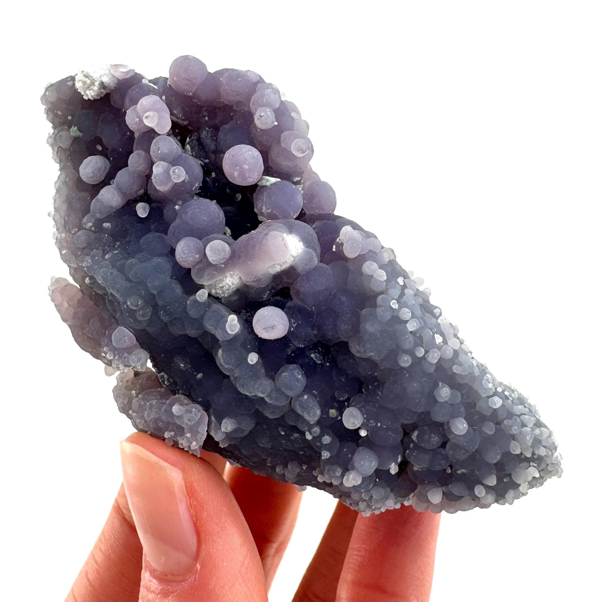 Grape Amethyst (Indonesia) | Grape Agate, purple grape agate, grape agate cluster, mineral specimen, crystals, gemstone
