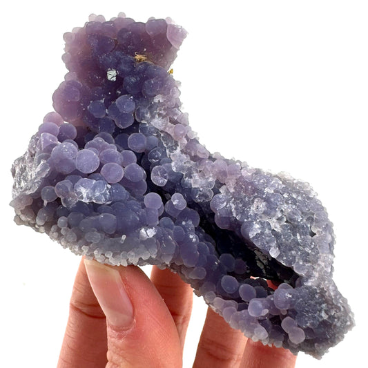 Grape Amethyst (Indonesia) | Grape Agate, purple grape agate, grape agate cluster, mineral specimen, crystals, gemstone
