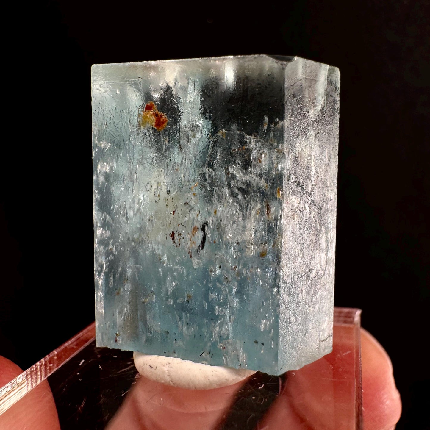 Beryl var. Aquamarine (Namibia) | terminated aquamarine, raw aquamarine, natural aquamarine crystal, aquamarine specimen
