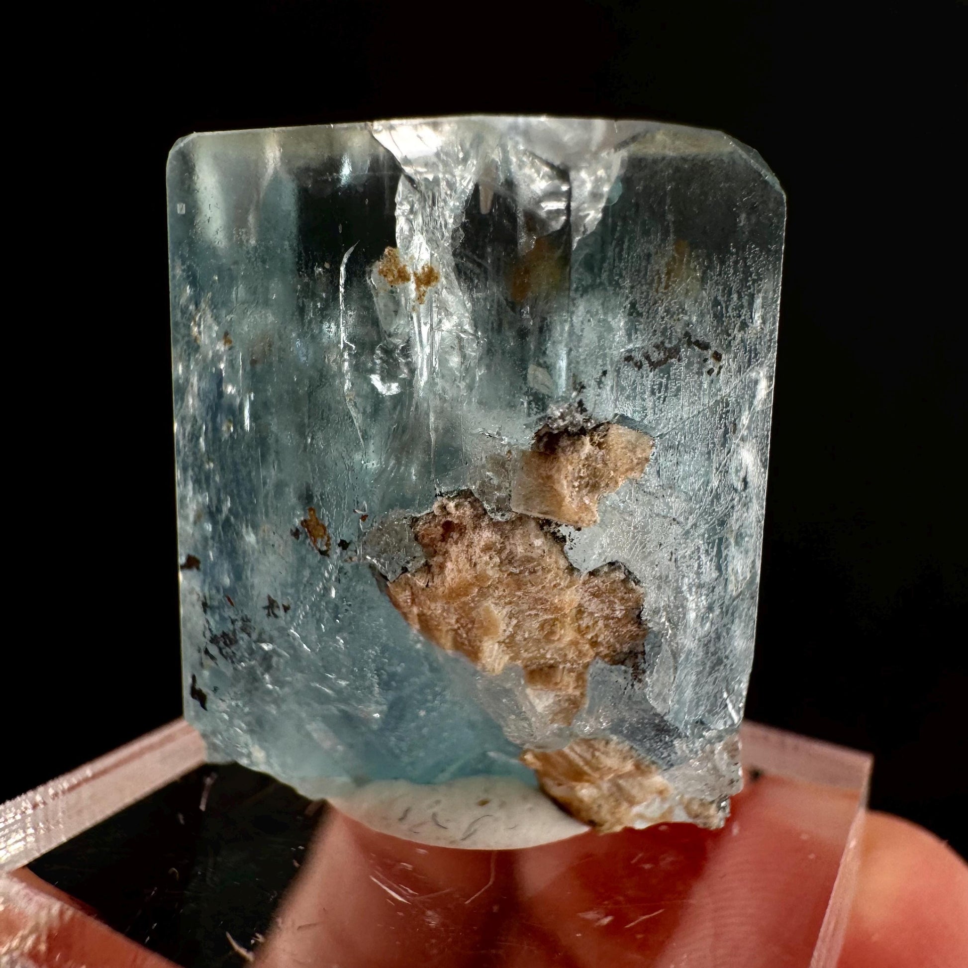 Beryl var. Aquamarine (Namibia) | terminated aquamarine, raw aquamarine, natural aquamarine crystal, aquamarine specimen