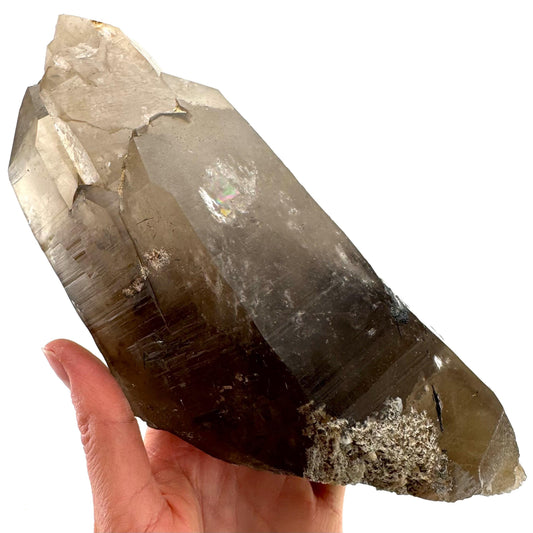 Smoky Quartz (Namibia) | smoky quartz crystal, smoky quartz point, window quartz, quartz crystal, crystals