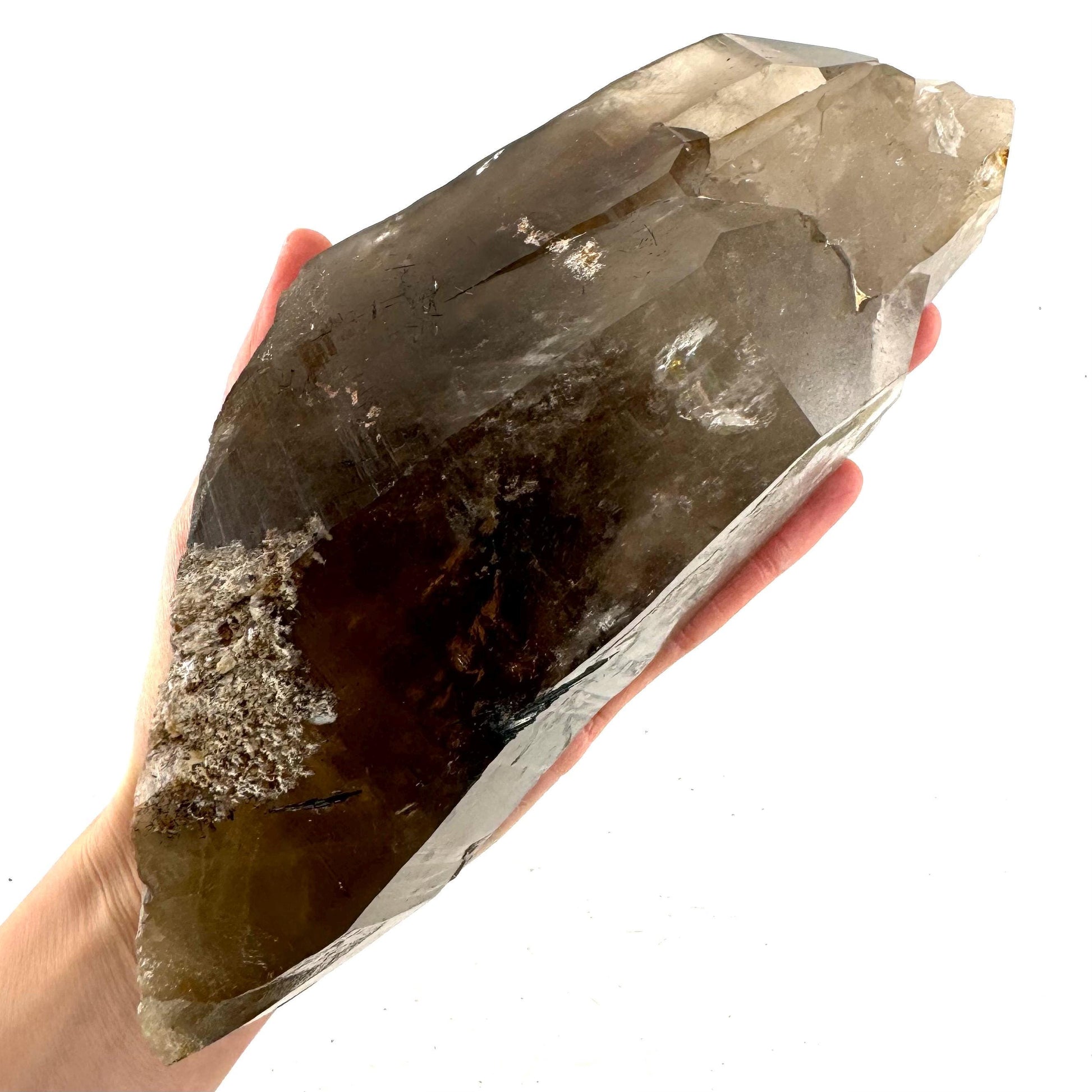 Smoky Quartz (Namibia) | smoky quartz crystal, smoky quartz point, window quartz, quartz crystal, crystals