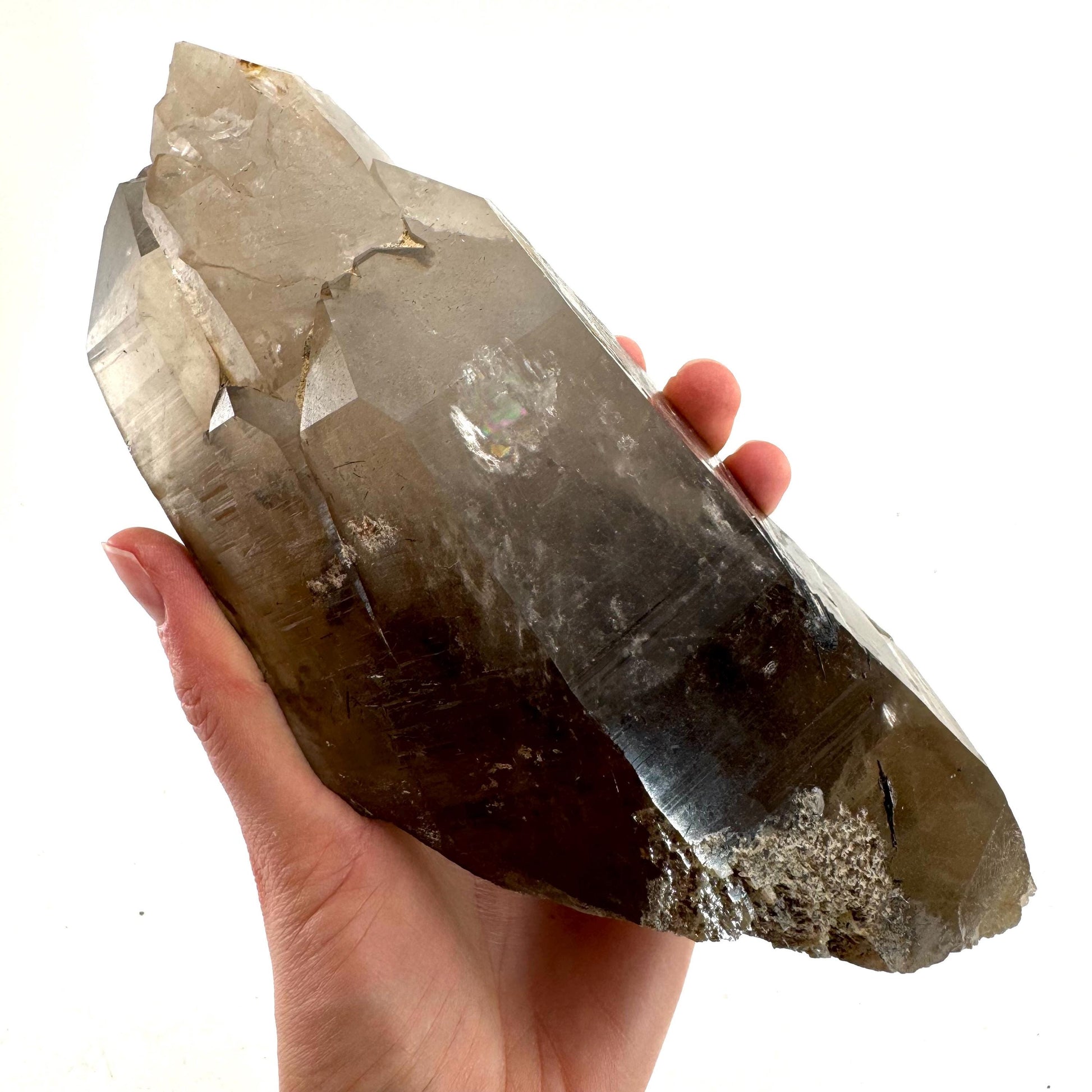 Smoky Quartz (Namibia) | smoky quartz crystal, smoky quartz point, window quartz, quartz crystal, crystals