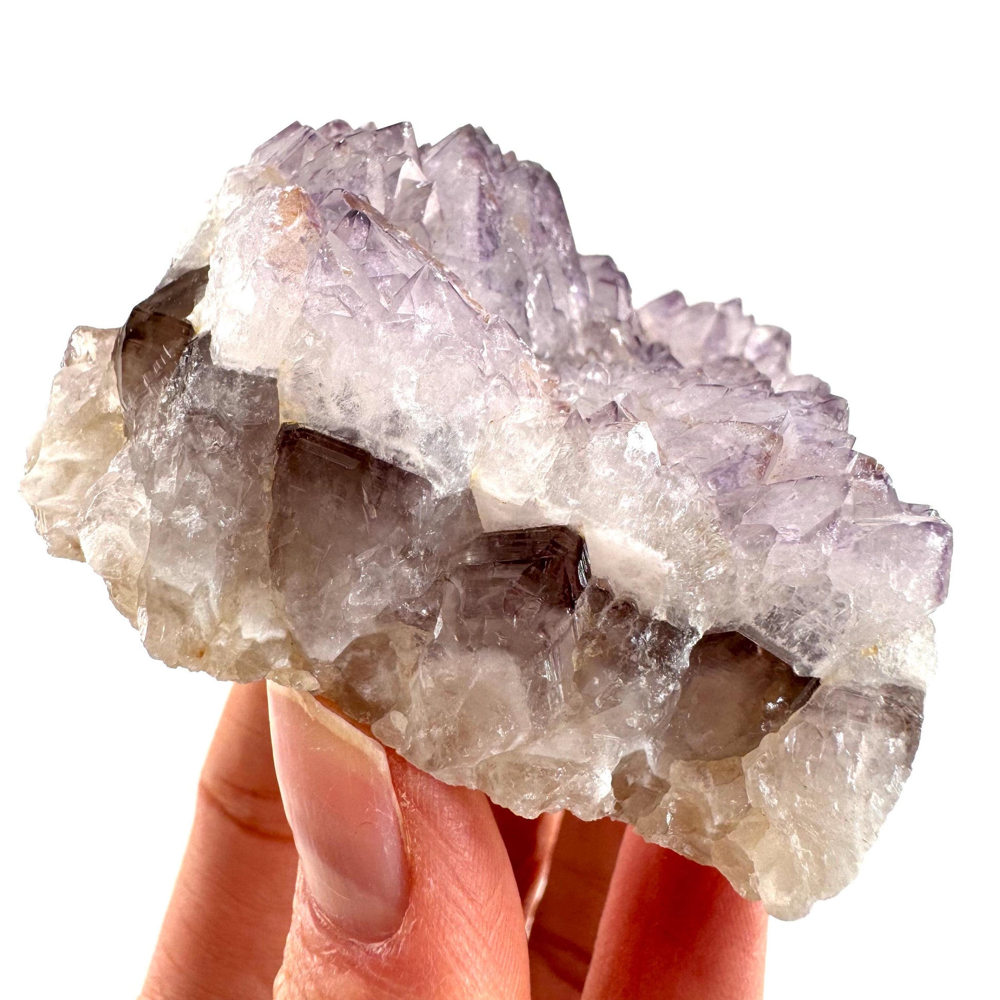 Spirit quartz crystal, spirit quartz cluster, spirit amethyst