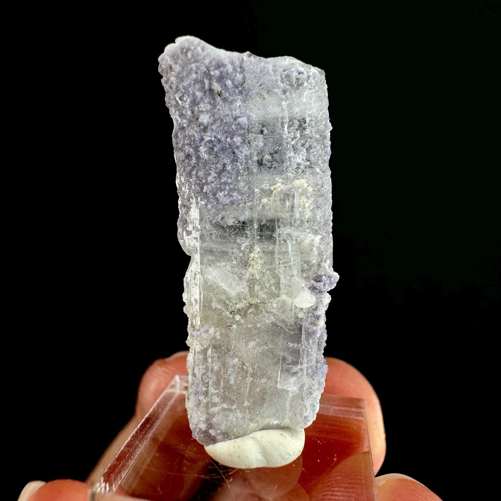Purple Fluorite on Barite (Colorado, USA) | barite specimen, baryte crystal
