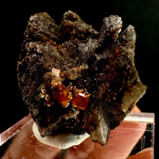 Wulfenite Specimen (Arizona, USA), raw wulfenite, orange wulfenite