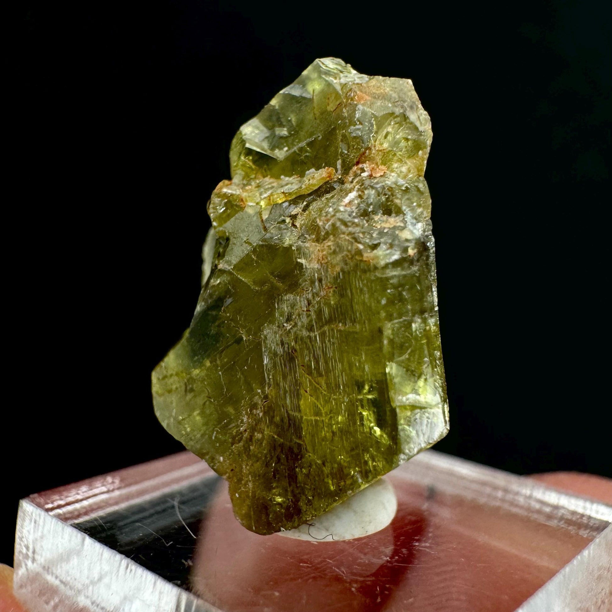 Chrysoberyl (Madagascar) | Yellow Chrysoberyl Specimen, raw chrysoberyl, rare minerals, mineral specimen, rare crystals