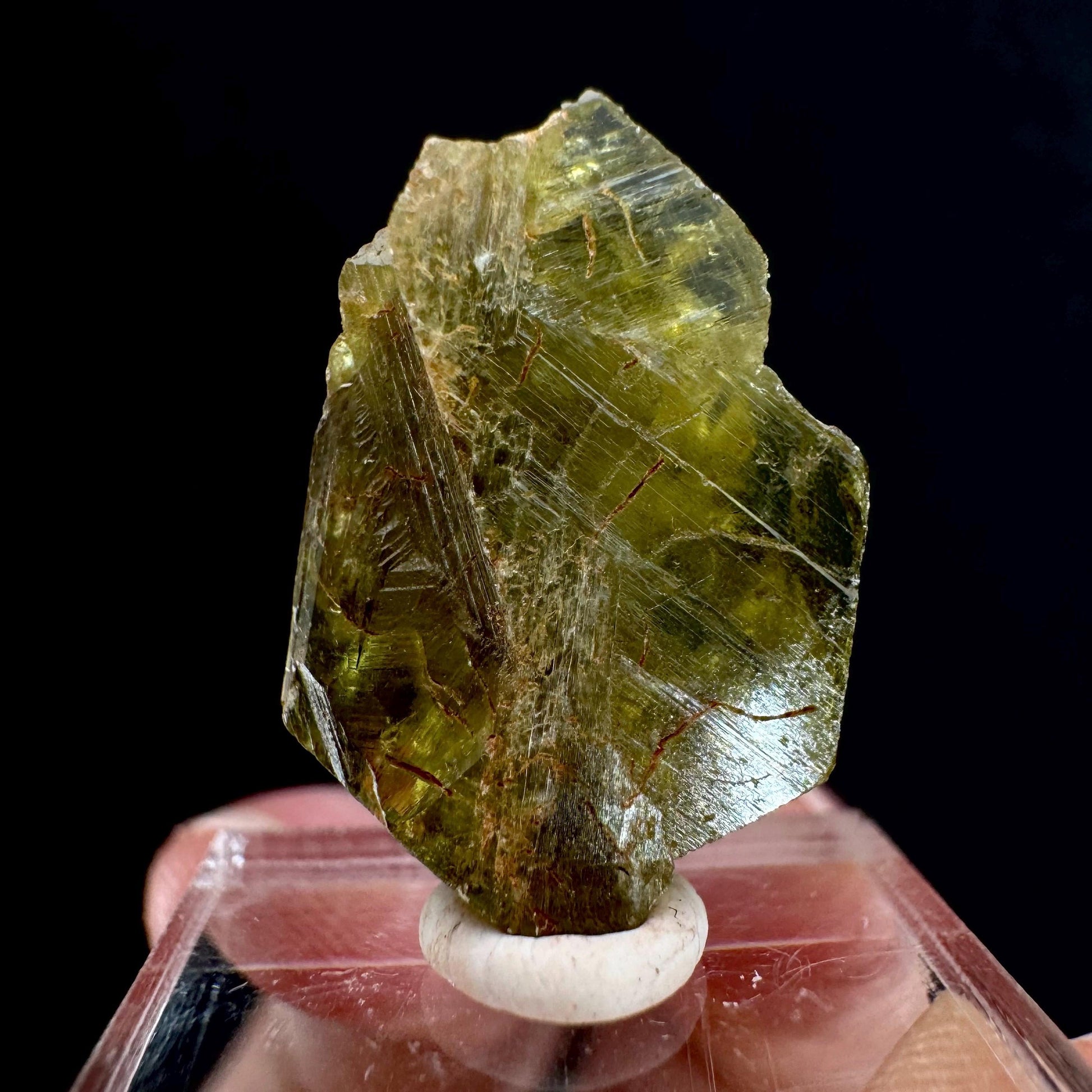 Chrysoberyl (Madagascar) | Yellow Chrysoberyl Specimen, raw chrysoberyl, rare minerals, mineral specimen, rare crystals