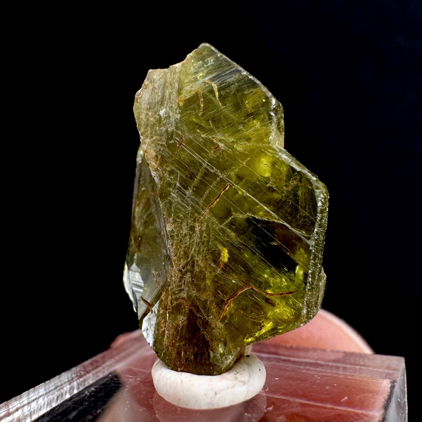 Chrysoberyl (Madagascar) | Yellow Chrysoberyl Specimen, raw chrysoberyl, rare minerals, mineral specimen, rare crystals