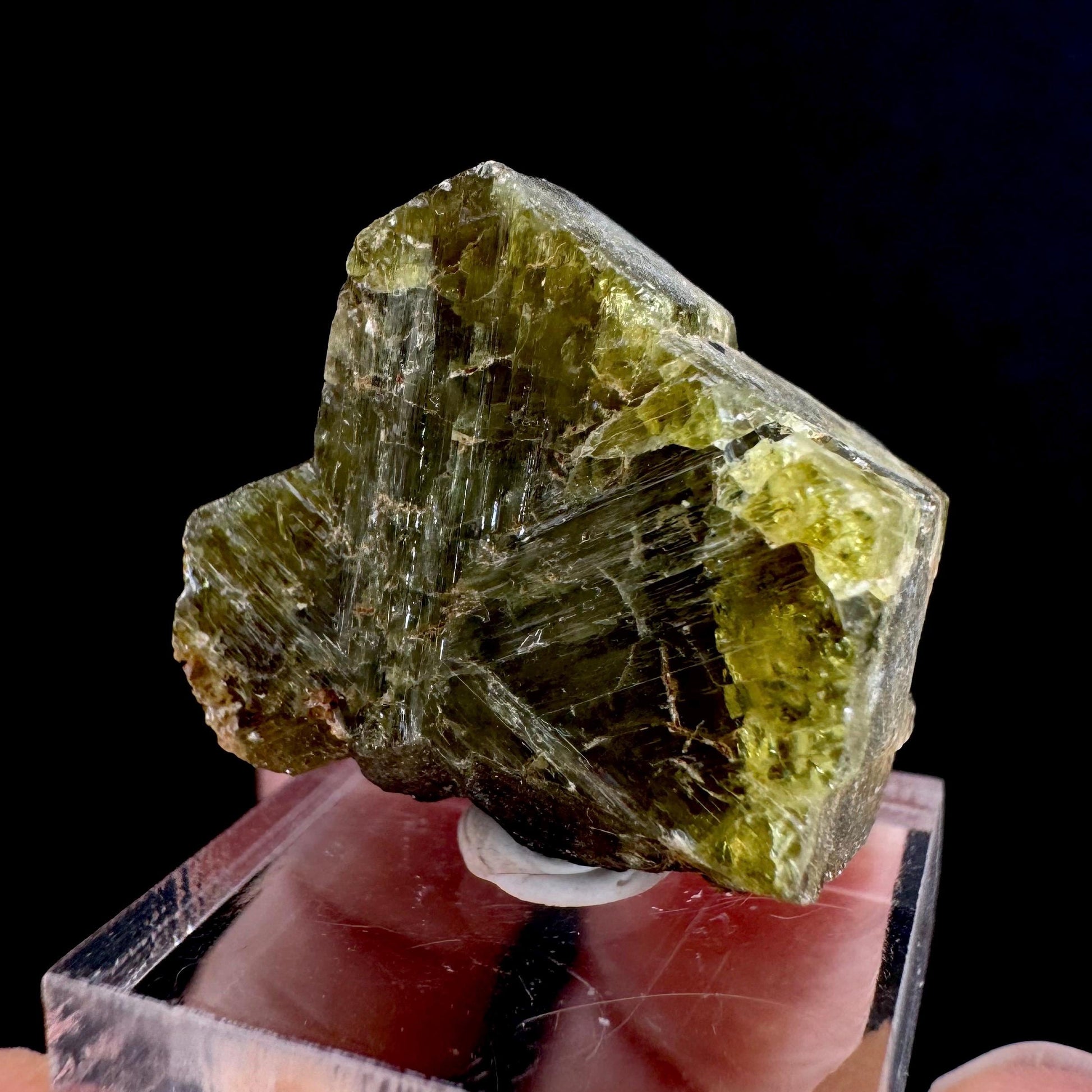 Chrysoberyl (Madagascar) | Yellow Chrysoberyl Specimen, raw chrysoberyl, rare minerals, mineral specimen, rare crystals