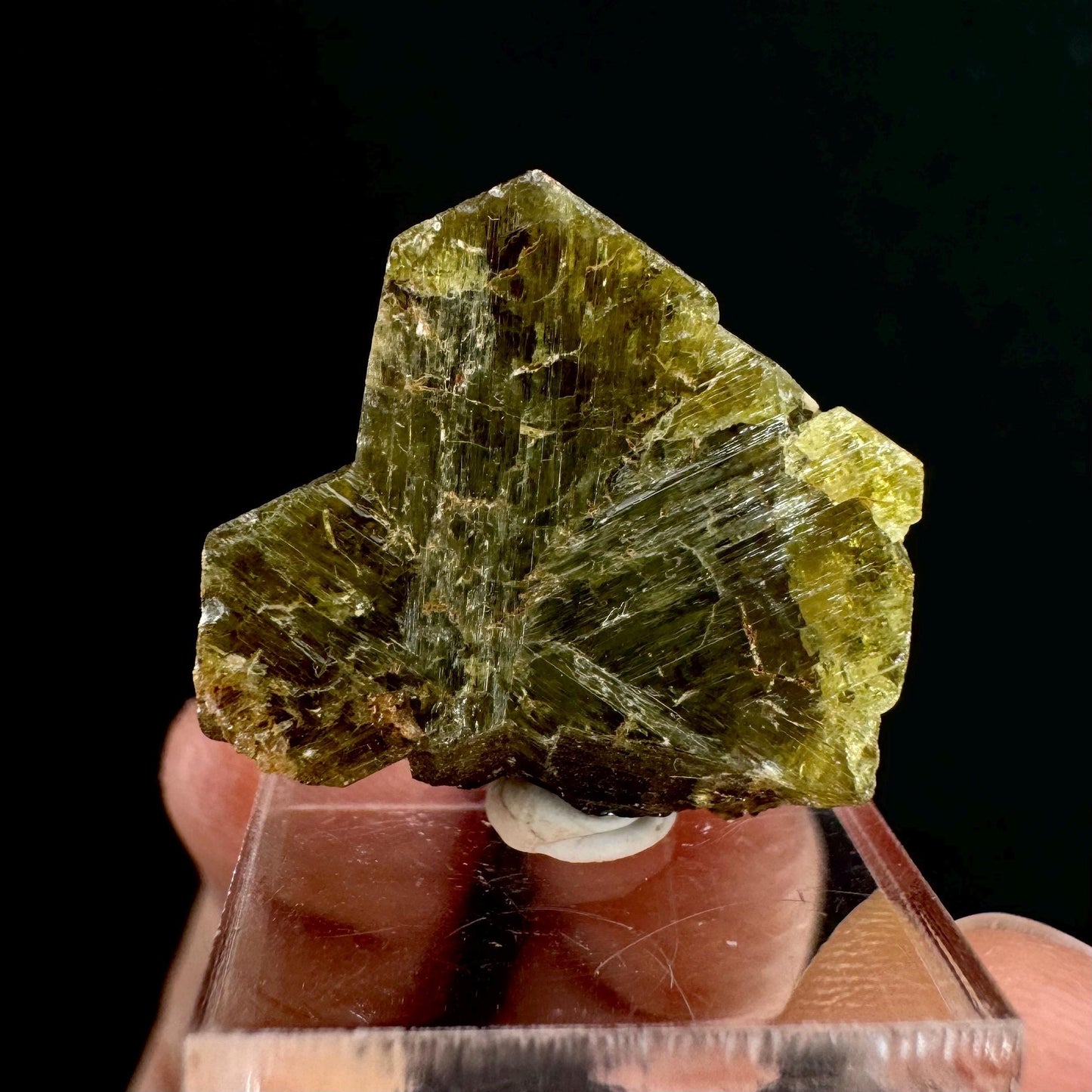 Chrysoberyl (Madagascar) | Yellow Chrysoberyl Specimen, raw chrysoberyl, rare minerals, mineral specimen, rare crystals