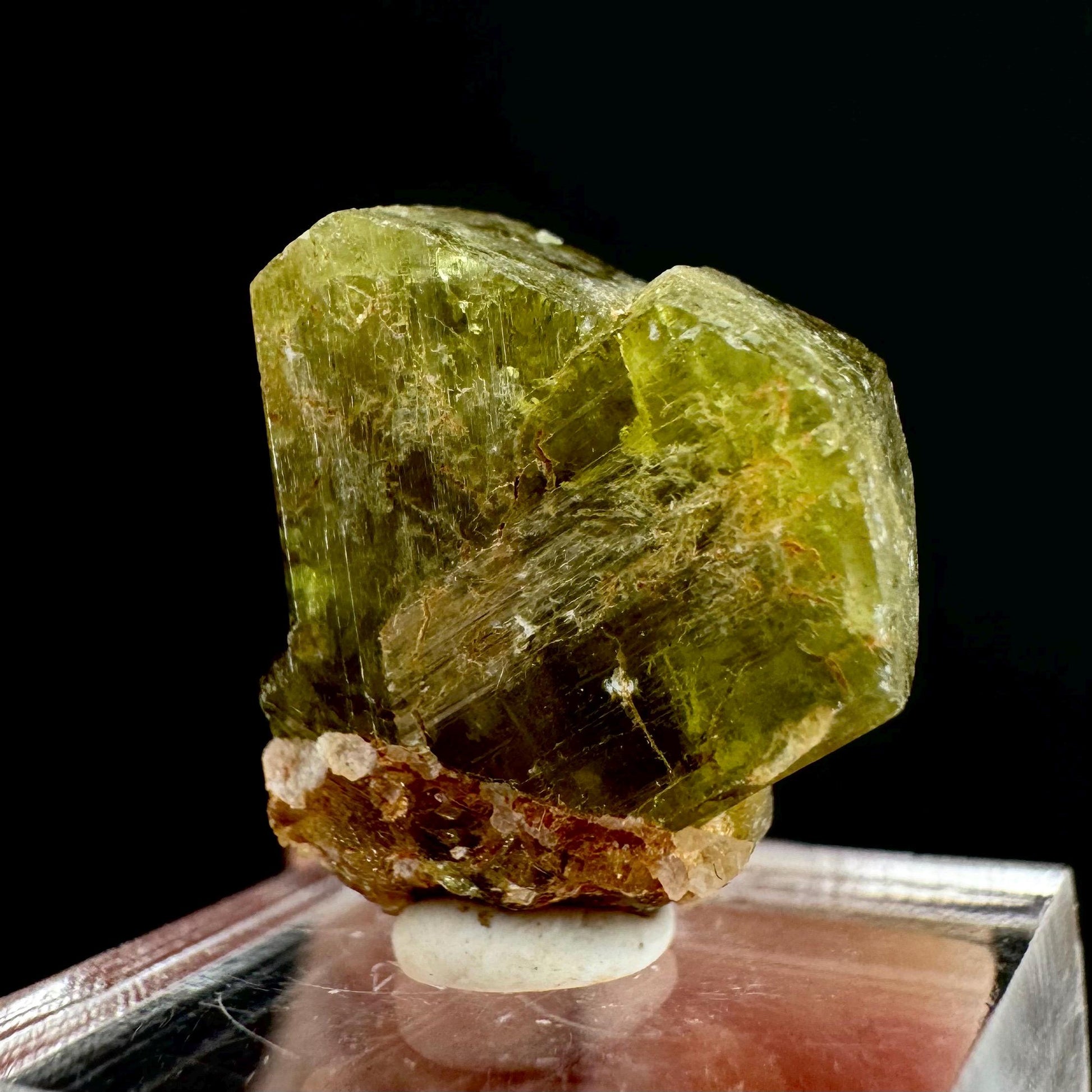 Chrysoberyl (Madagascar) | Yellow Chrysoberyl Specimen, raw chrysoberyl, rare minerals, mineral specimen, rare crystals