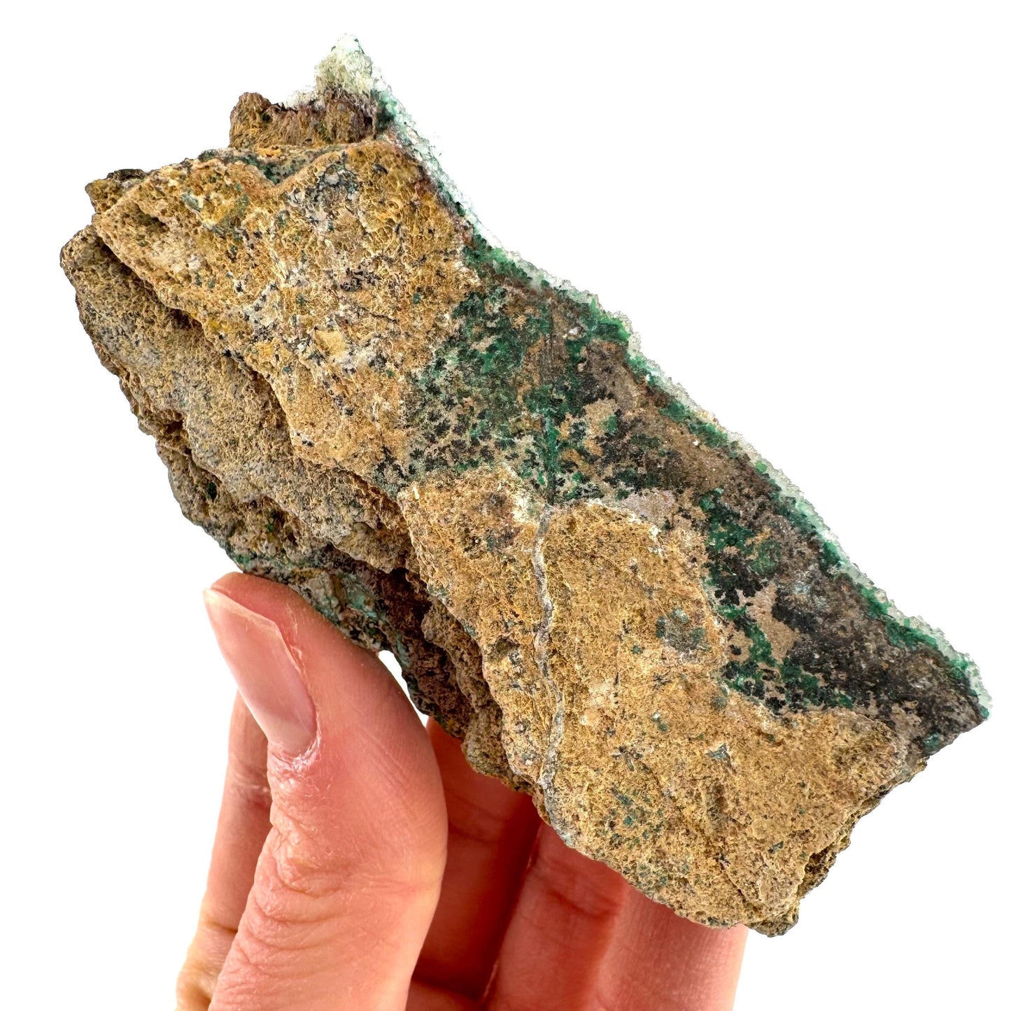 Sparkly Druzy Chrysocolla with Malachite Specimen (Congo), raw chrysocolla, druzy chrysocolla, chrysocolla crystal, raw crystals