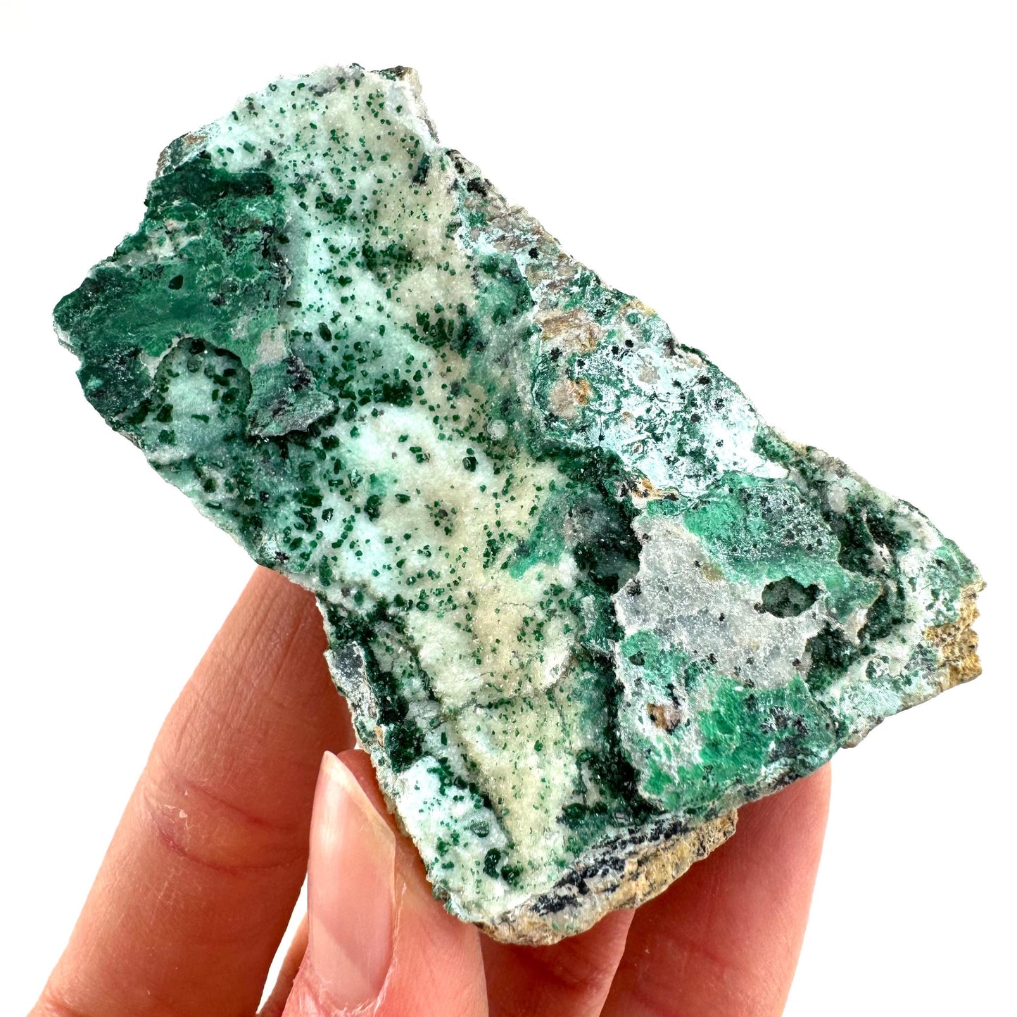 Sparkly Druzy Chrysocolla with Malachite Specimen (Congo), raw chrysocolla, druzy chrysocolla, chrysocolla crystal, raw crystals