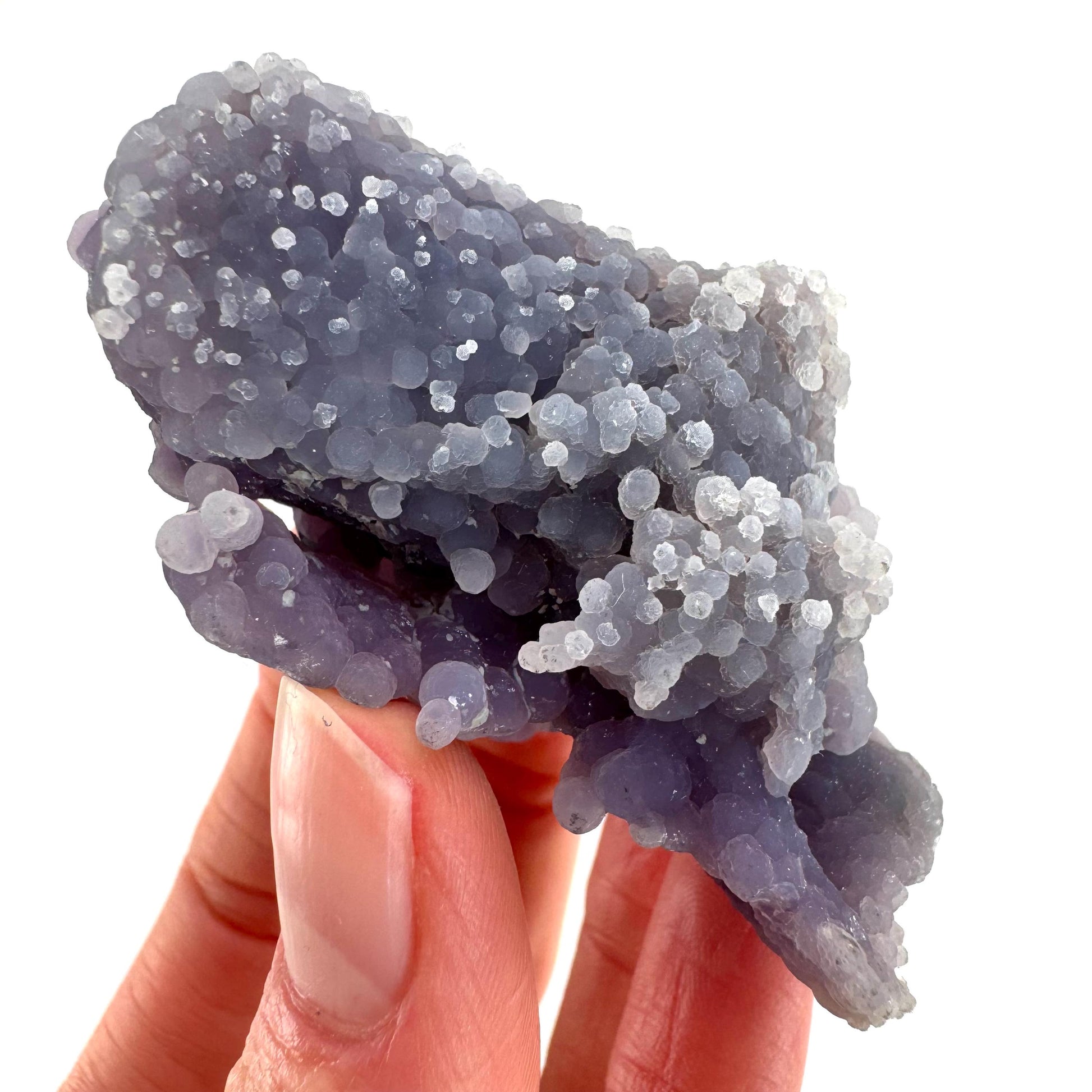 Grape Amethyst (Indonesia) | Grape Agate, purple grape agate, grape agate cluster, mineral specimen, crystals, gemstone