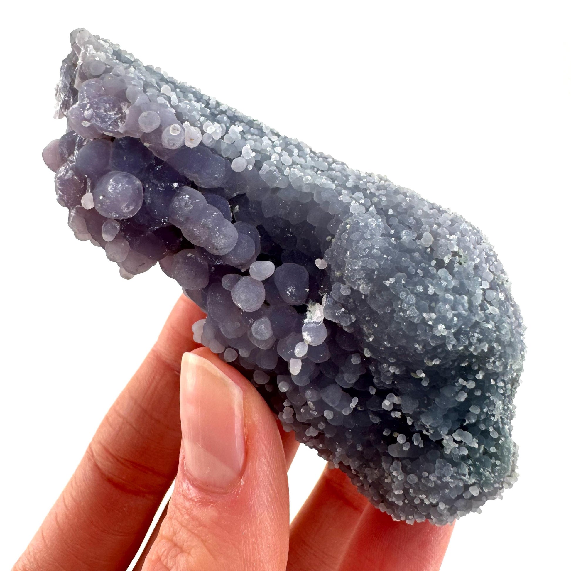 Grape Amethyst (Indonesia) | Grape Agate, purple grape agate, grape agate cluster, mineral specimen, crystals, gemstone