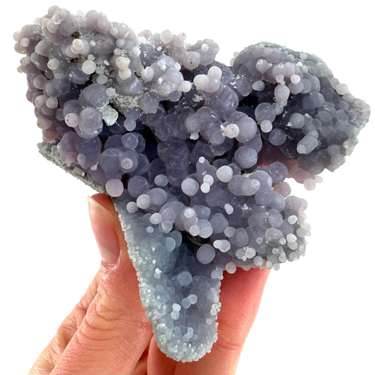 Grape Amethyst (Indonesia) | Grape Agate, purple grape agate, grape agate cluster, mineral specimen, crystals, gemstone