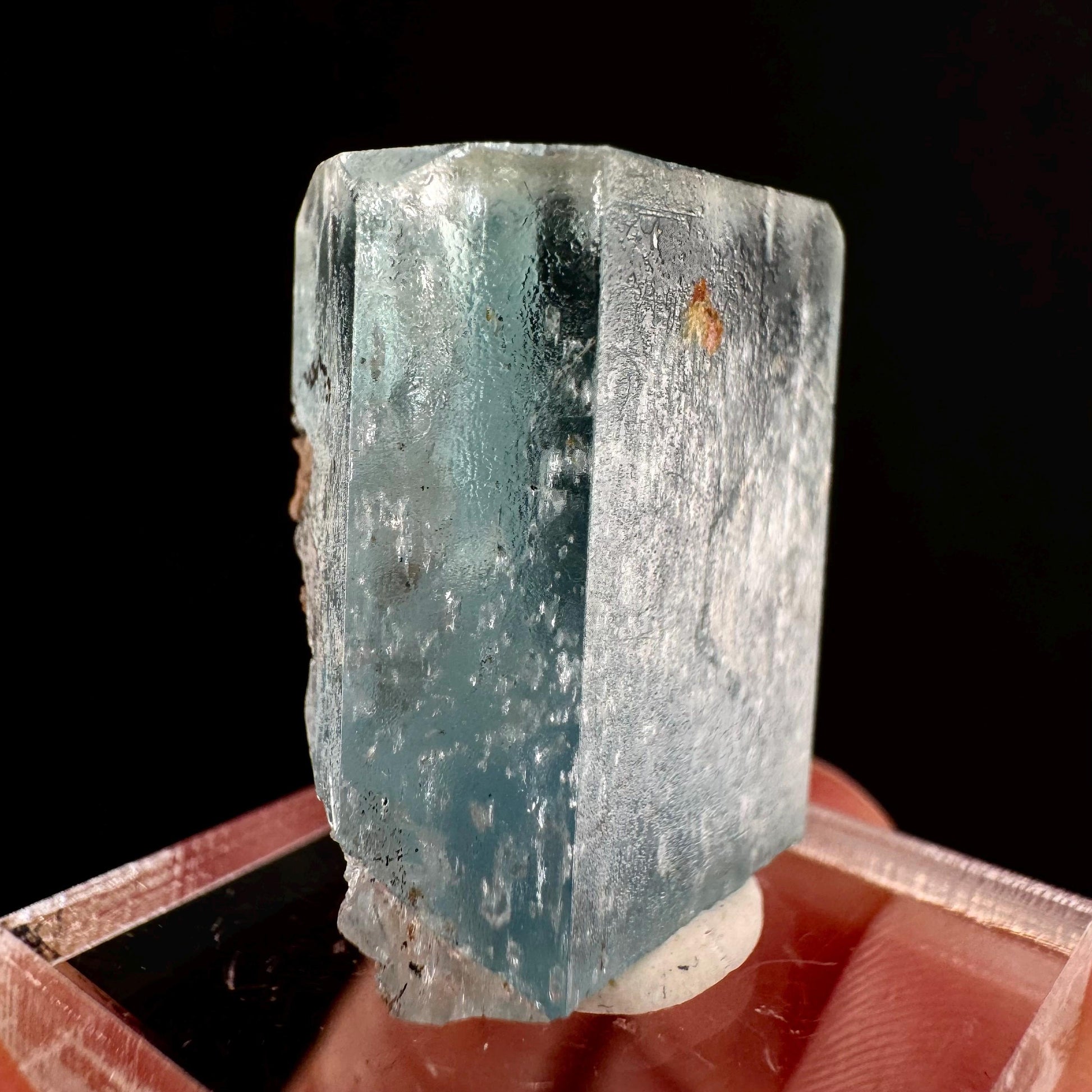 Beryl var. Aquamarine (Namibia) | terminated aquamarine, raw aquamarine, natural aquamarine crystal, aquamarine specimen