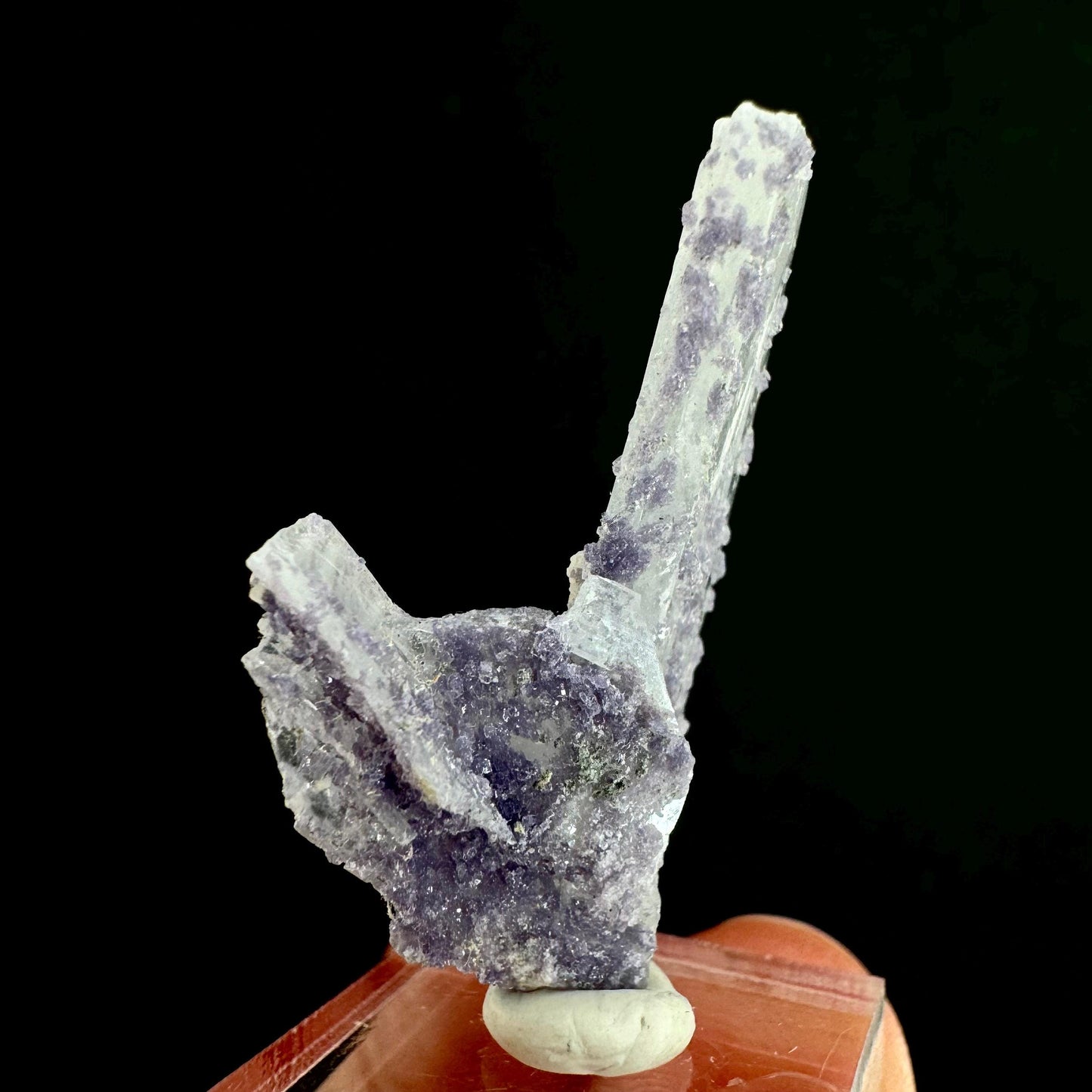 Purple Fluorite on Barite (Colorado, USA) | barite specimen, baryte crystal