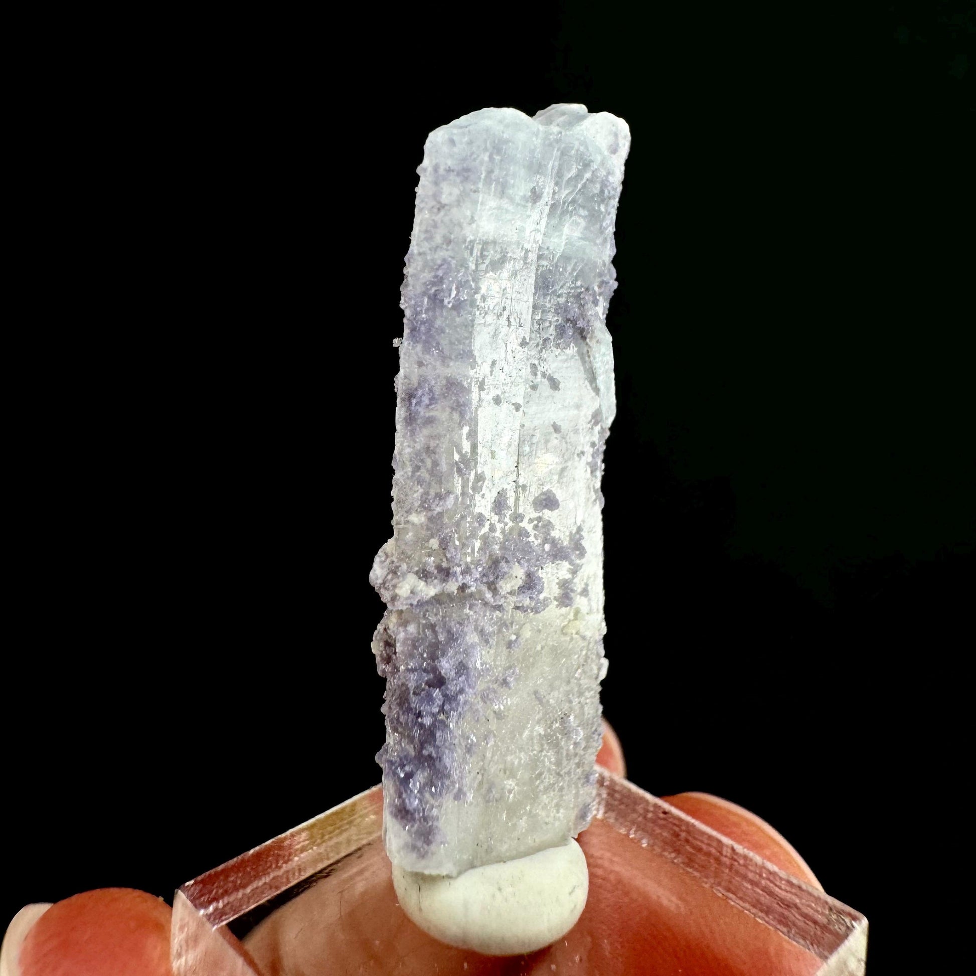 Purple Fluorite on Barite (Colorado, USA) | barite specimen, baryte crystal