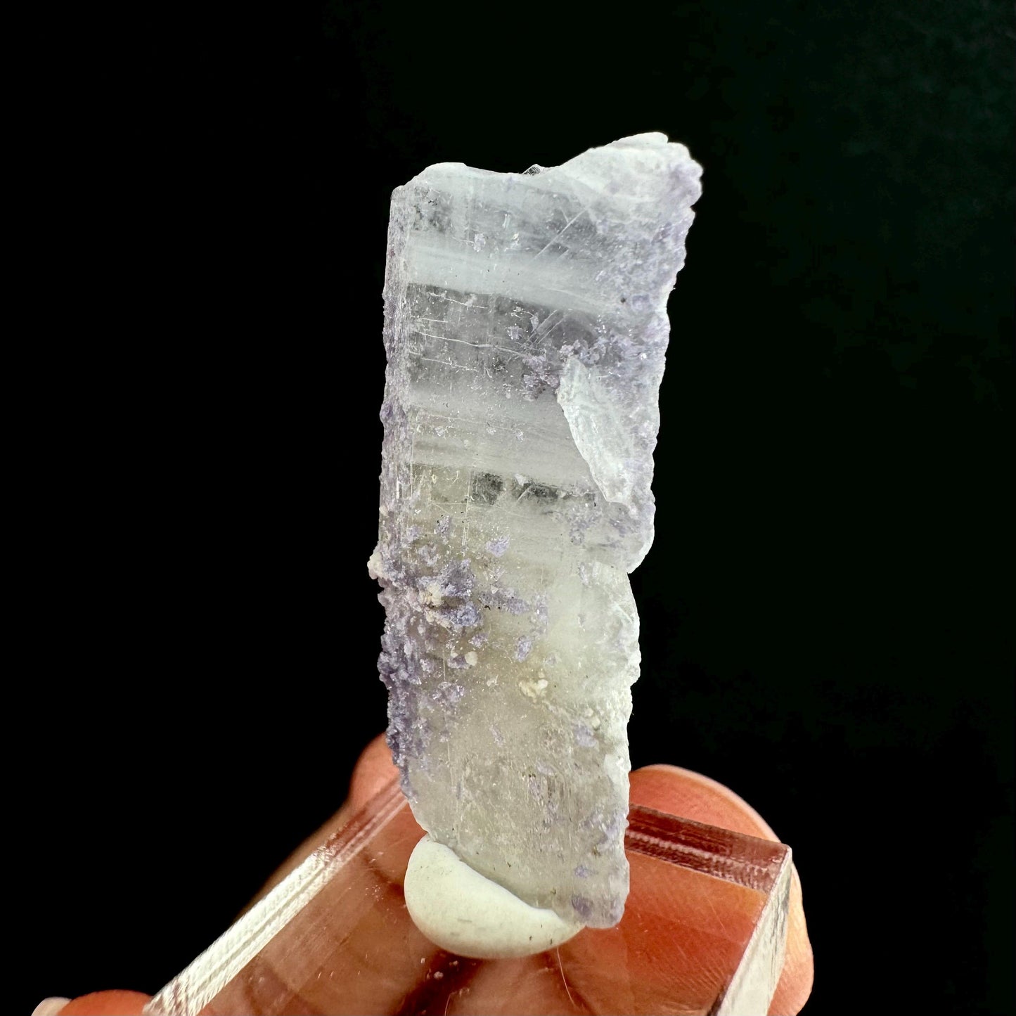 Purple Fluorite on Barite (Colorado, USA) | barite specimen, baryte crystal