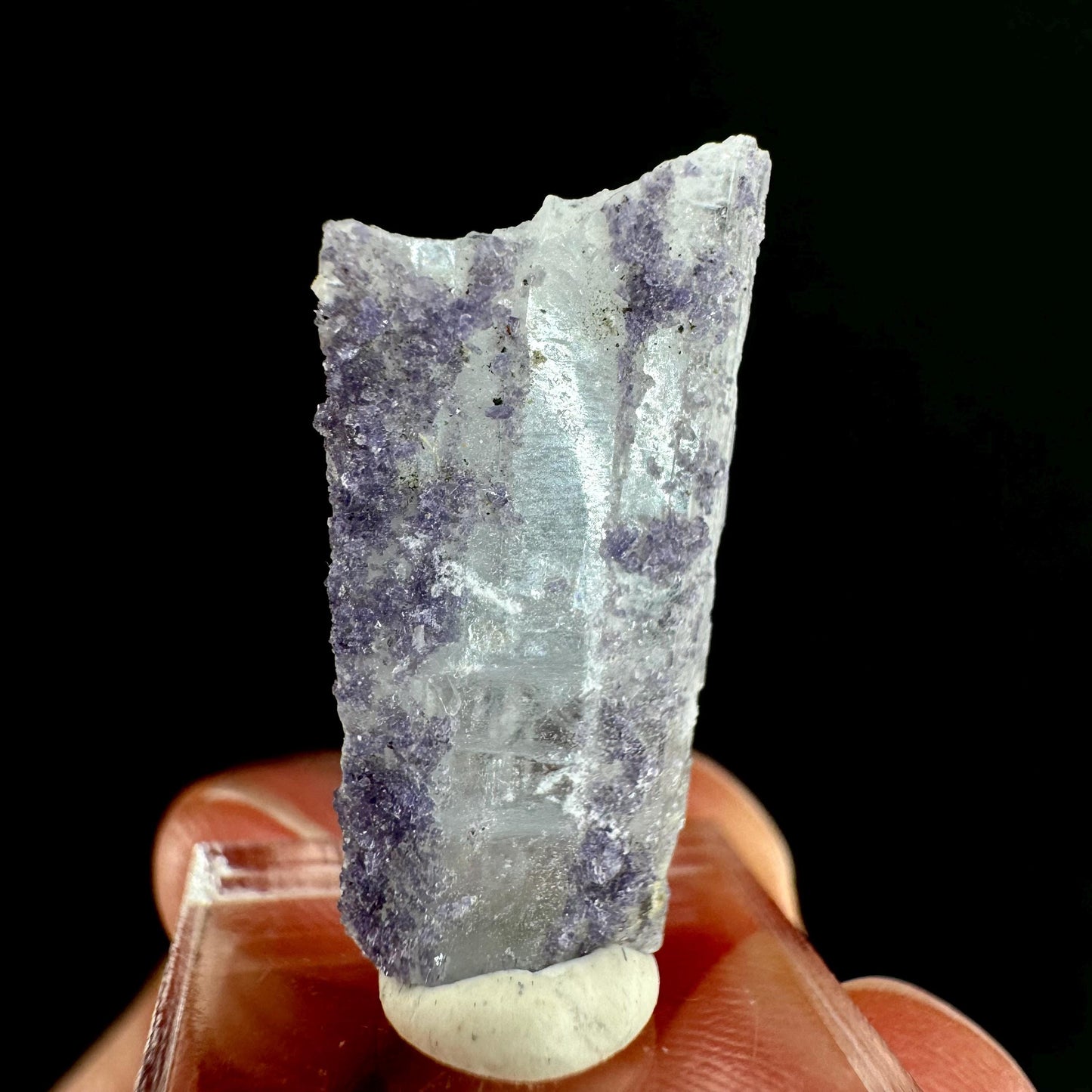 Purple Fluorite on Barite (Colorado, USA) | barite specimen, baryte crystal