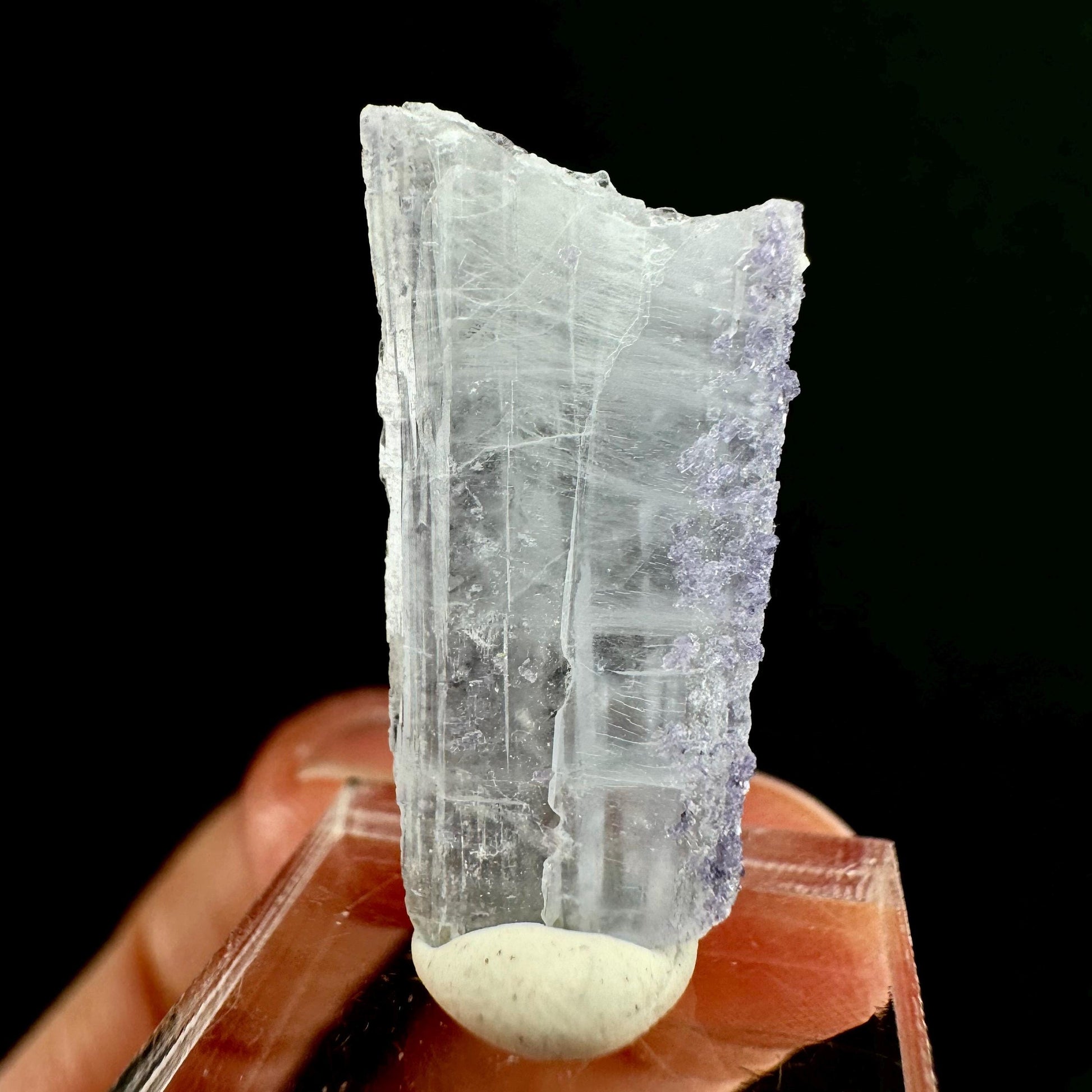 Purple Fluorite on Barite (Colorado, USA) | barite specimen, baryte crystal
