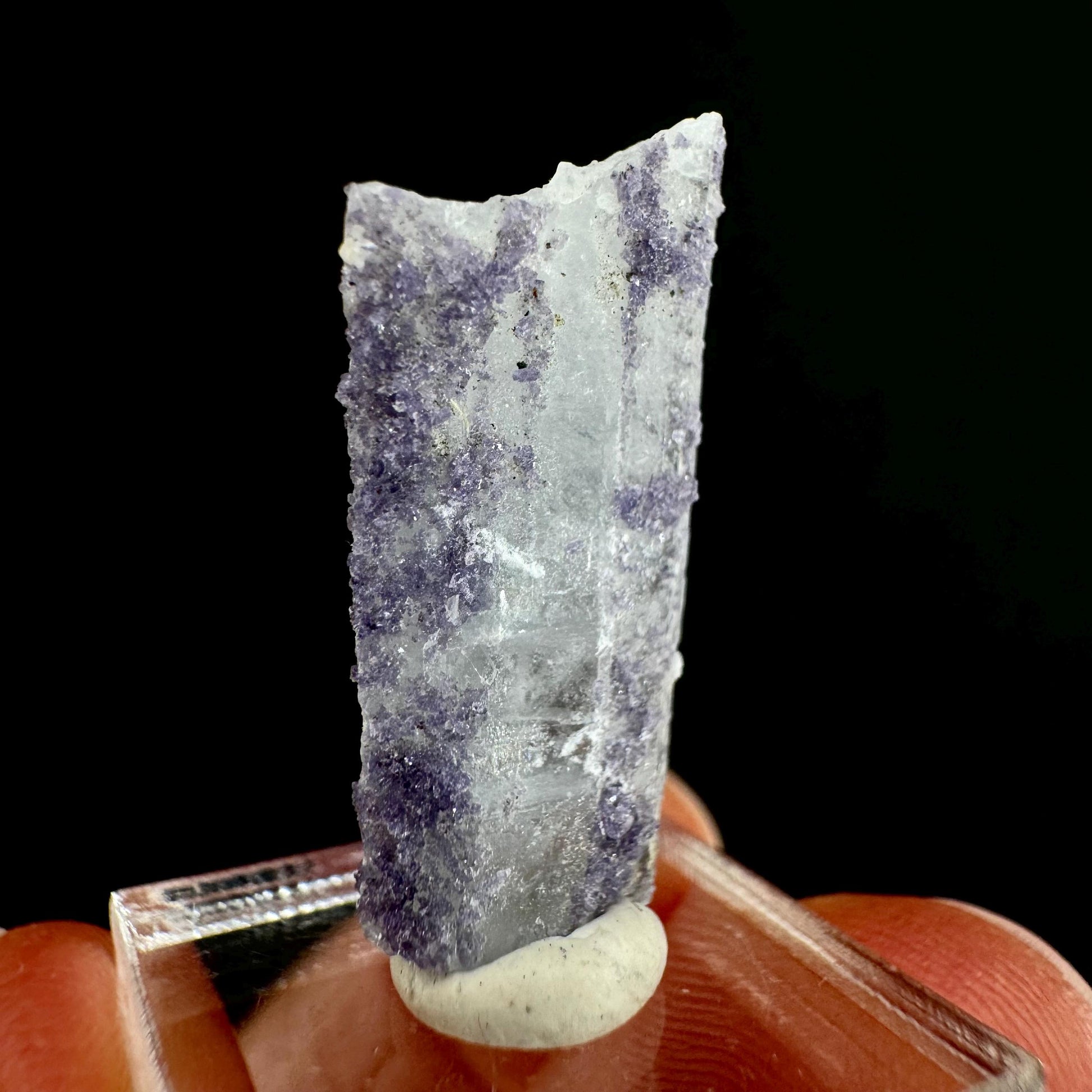 Purple Fluorite on Barite (Colorado, USA) | barite specimen, baryte crystal