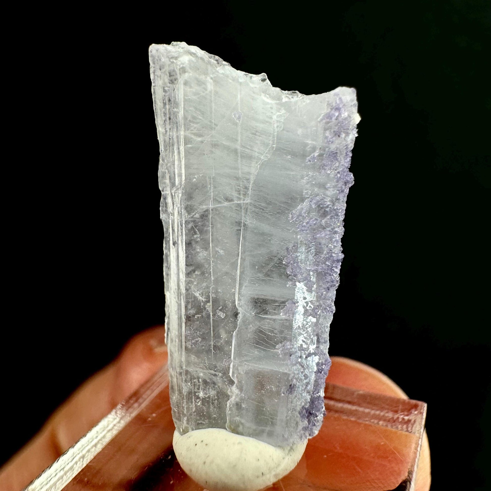 Purple Fluorite on Barite (Colorado, USA) | barite specimen, baryte crystal