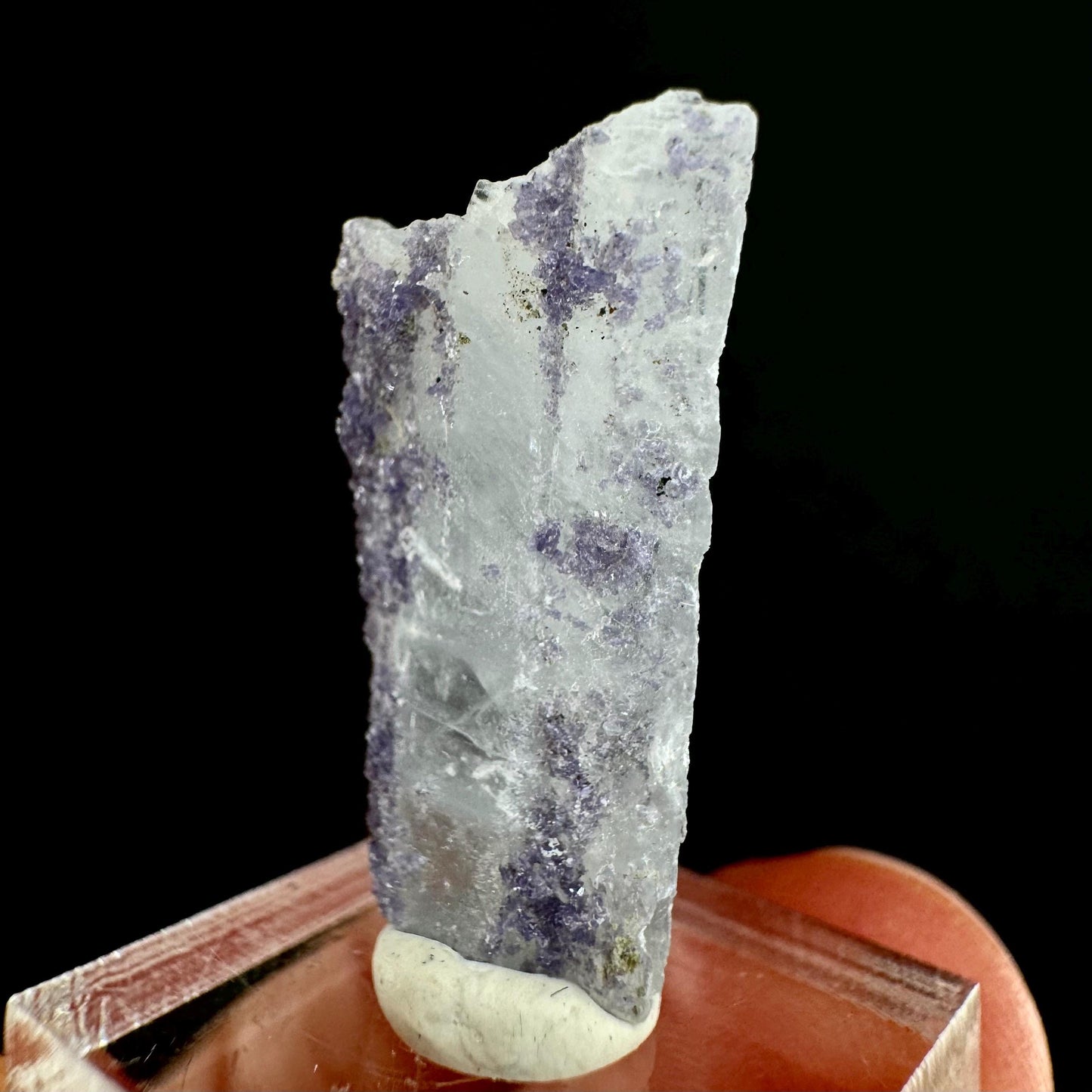 Purple Fluorite on Barite (Colorado, USA) | barite specimen, baryte crystal