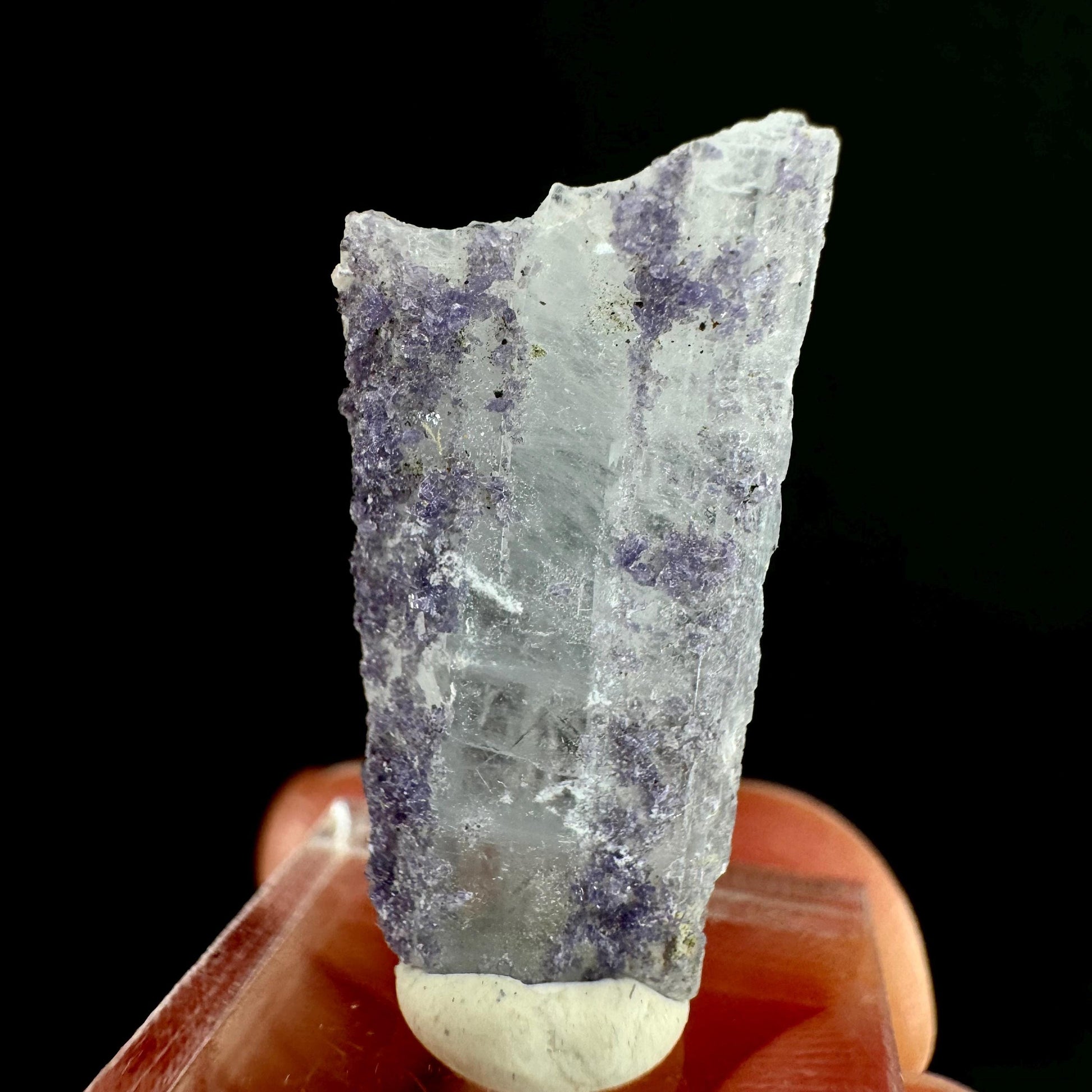 Purple Fluorite on Barite (Colorado, USA) | barite specimen, baryte crystal