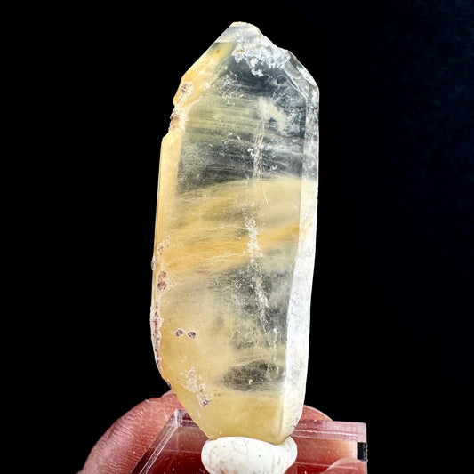 Yellow Bone Quartz Point (Pakistan) | bone quartz, epidote quartz, mango quartz