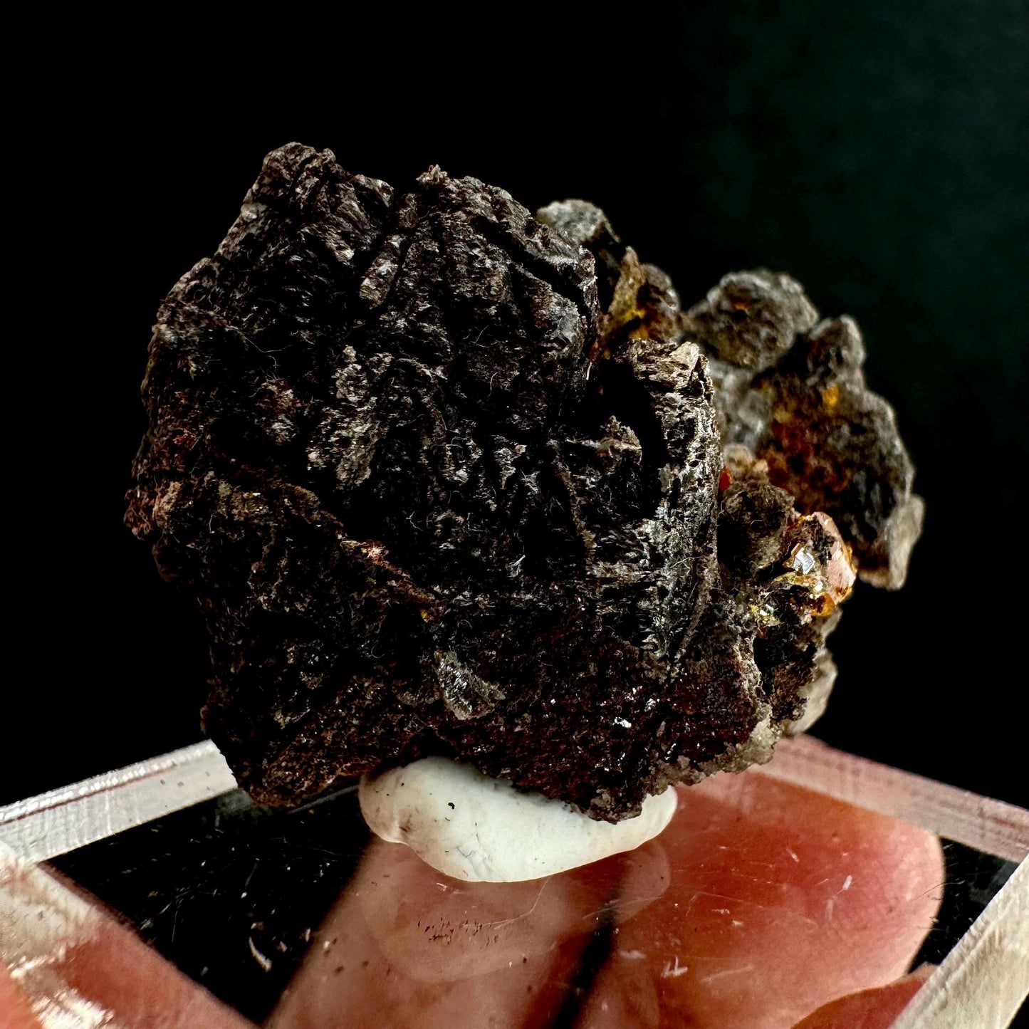 Wulfenite Specimen (Arizona, USA), raw wulfenite, orange wulfenite