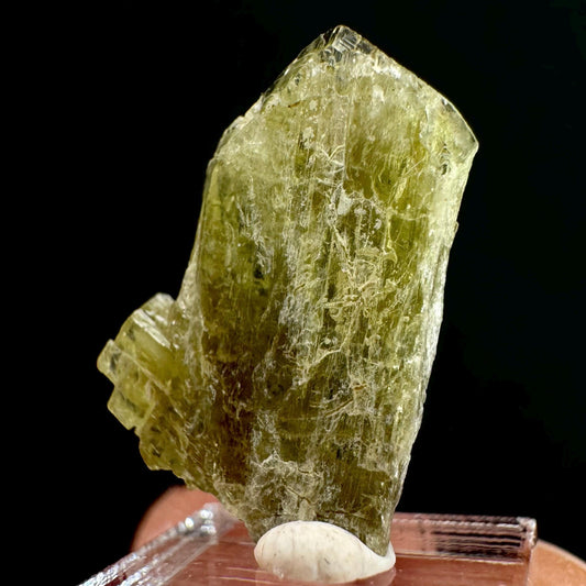 Chrysoberyl (Madagascar) | Yellow Chrysoberyl Specimen, raw chrysoberyl, rare minerals, mineral specimen, rare crystals
