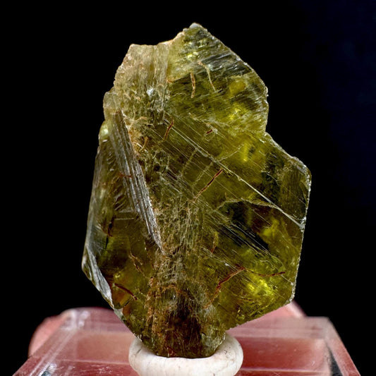 Chrysoberyl (Madagascar) | Yellow Chrysoberyl Specimen, raw chrysoberyl, rare minerals, mineral specimen, rare crystals